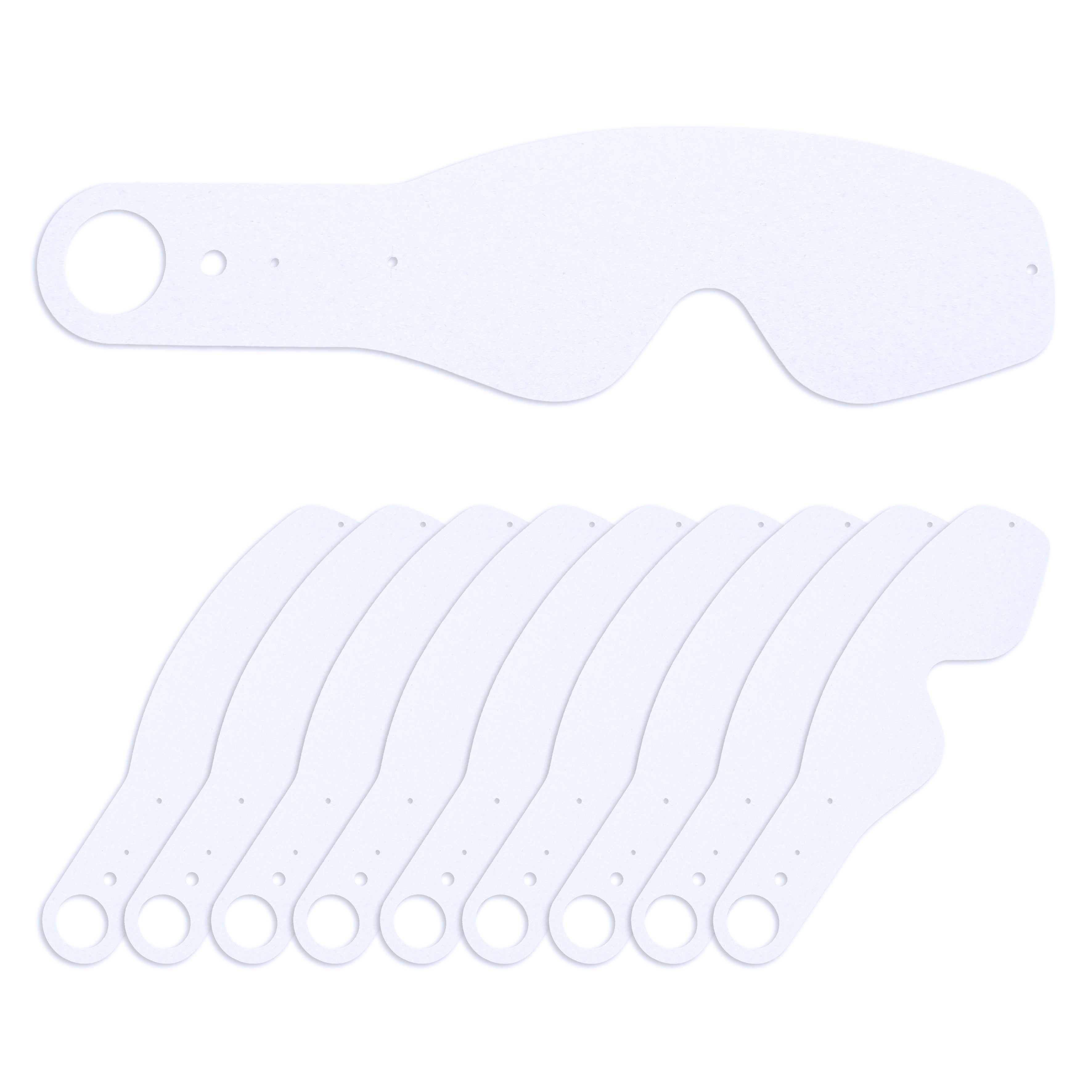 Rip-N-Roll Oakley 2000 O-frame Pattern, Rnr Tear Off's 10 Pack, Standard Type