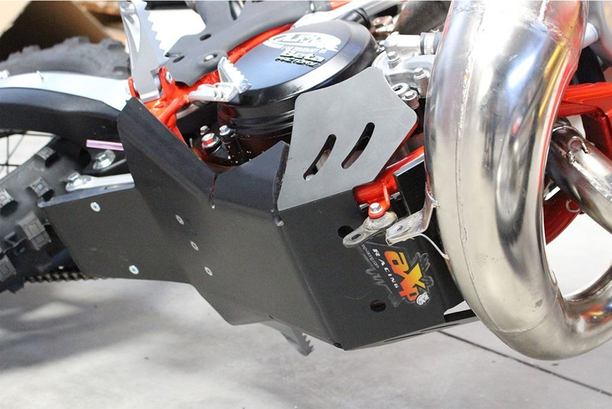 AXP Xtrem Skid Plate HDPE RR250/300 18-19  Blue