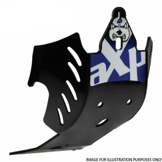 AXP Skid Plate PHD YZF250 15-18/YZF450 15-17  Black