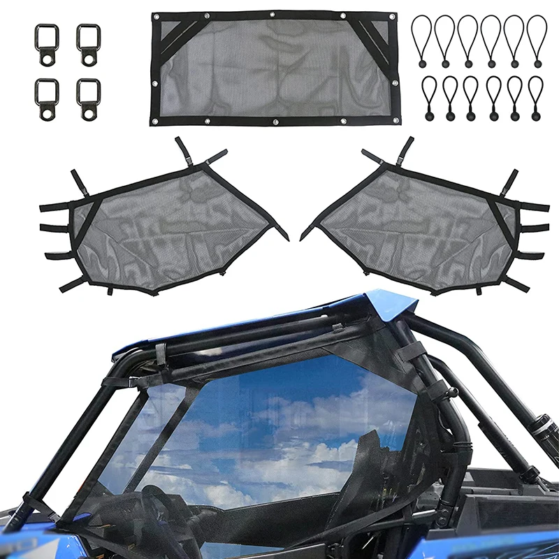 DIRT RACING  POLARIS RZR WINDOW MESH SAFTEY NETS MOST MODELS 2015-2022