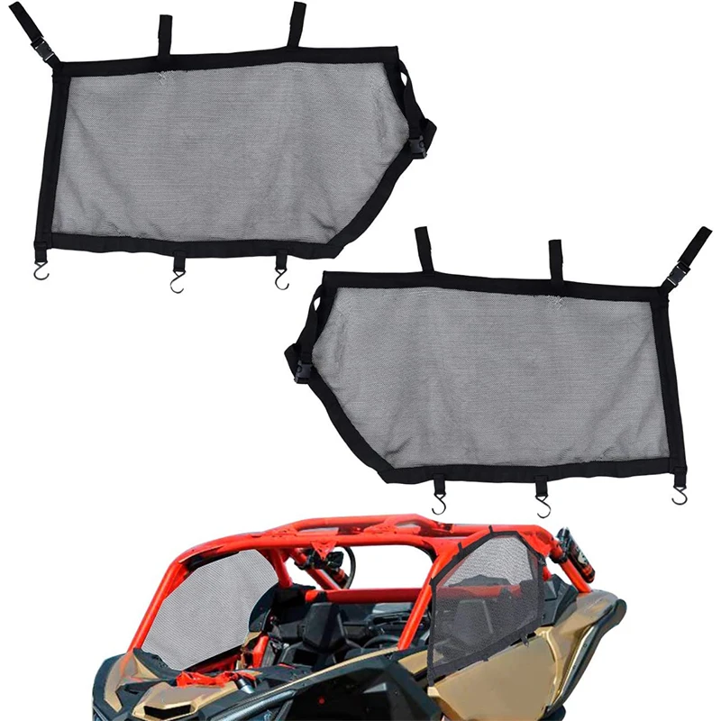 DIRT RACING  CANAM MAVERICK X3 WINDOW MESH SAFTEY NETS 2017-2023