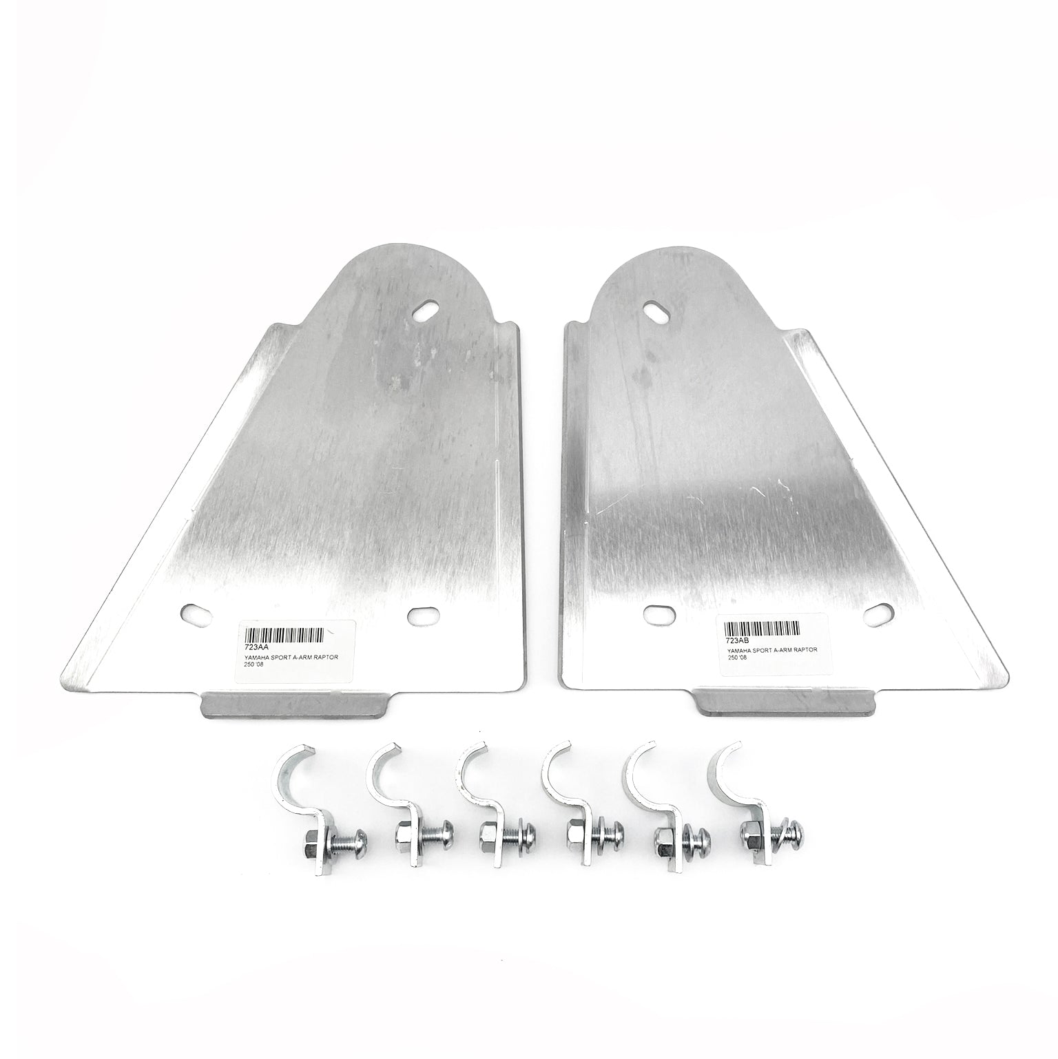 Ricochet A-arm Skid Plates Aluminum 08-15 Yamaha Raptor 250, 723a Ricochet