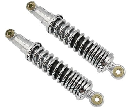 Dirt Racing Shock Absorbers Pair 280mm Eye/eye Silver Honda Z50 Z50a Z50j Z50r