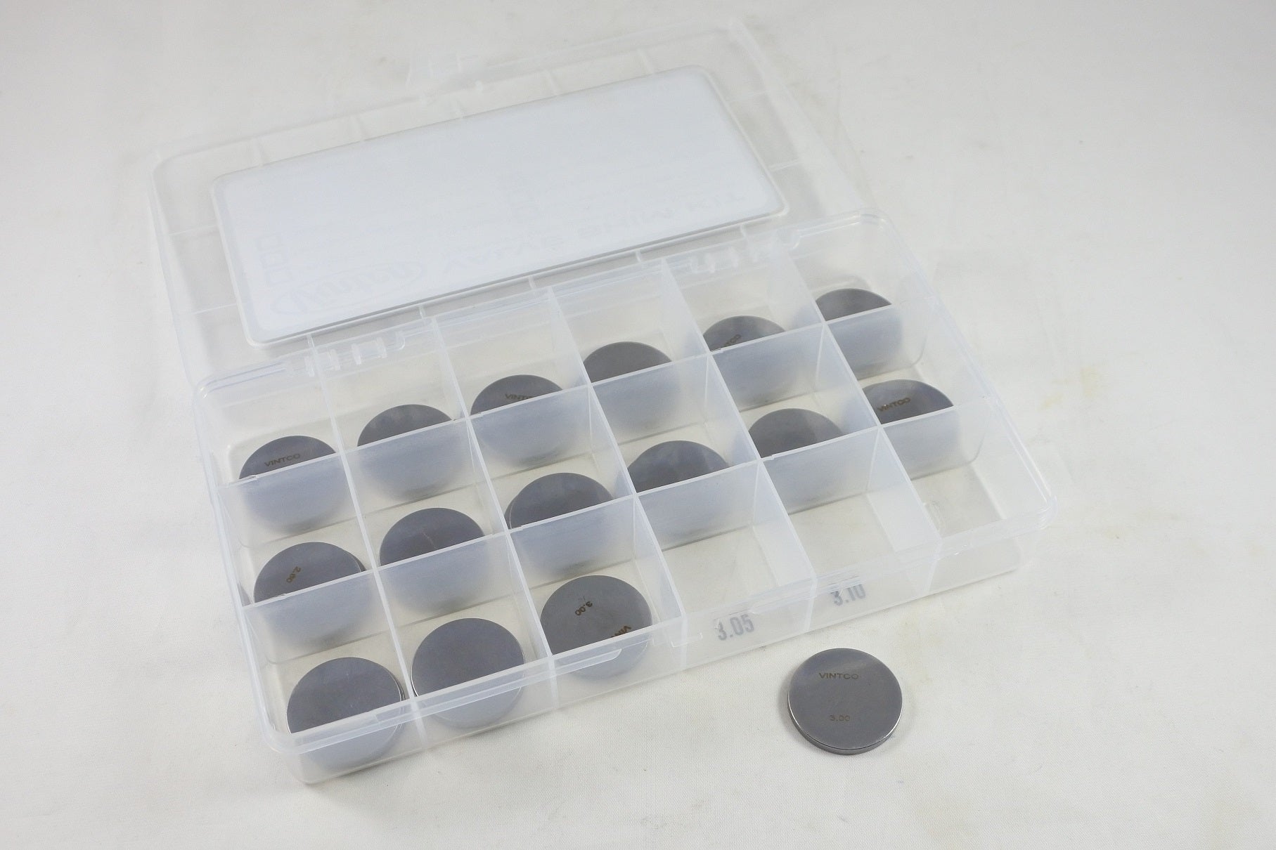 Vintco Valve Shim Kit 29.5mm 2.30-3.00mm 0.05mm Increments 29.5SHIMKIT