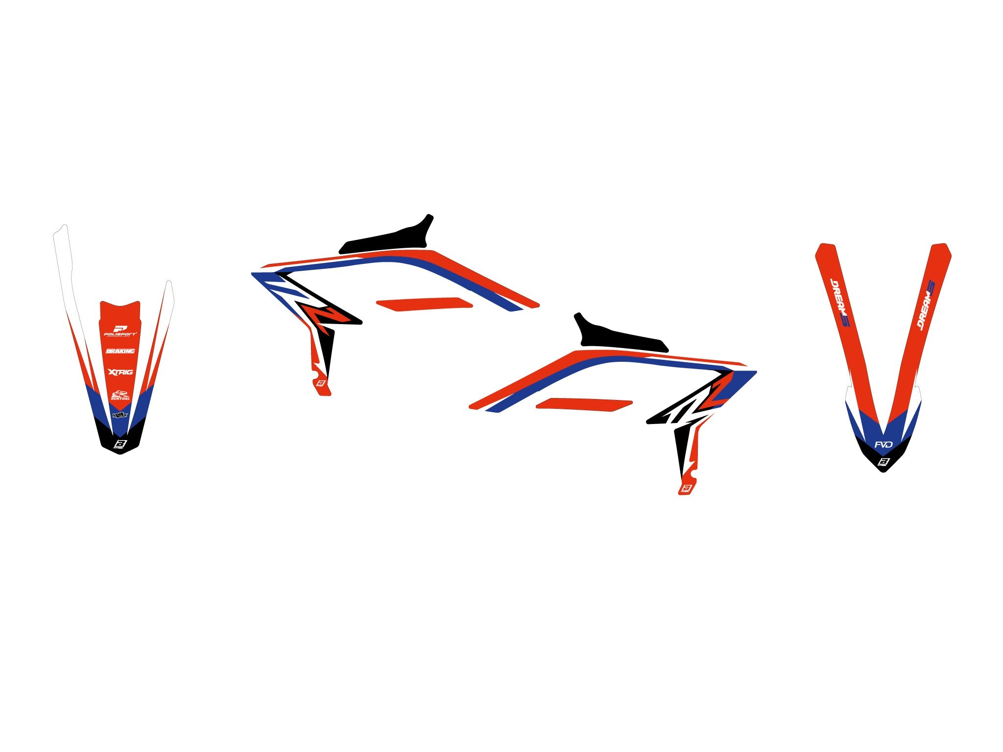 Blackbird Graphics 23-24 Beta RR 2t/4t Dream 5 Decals, Blackbird 2B08AB