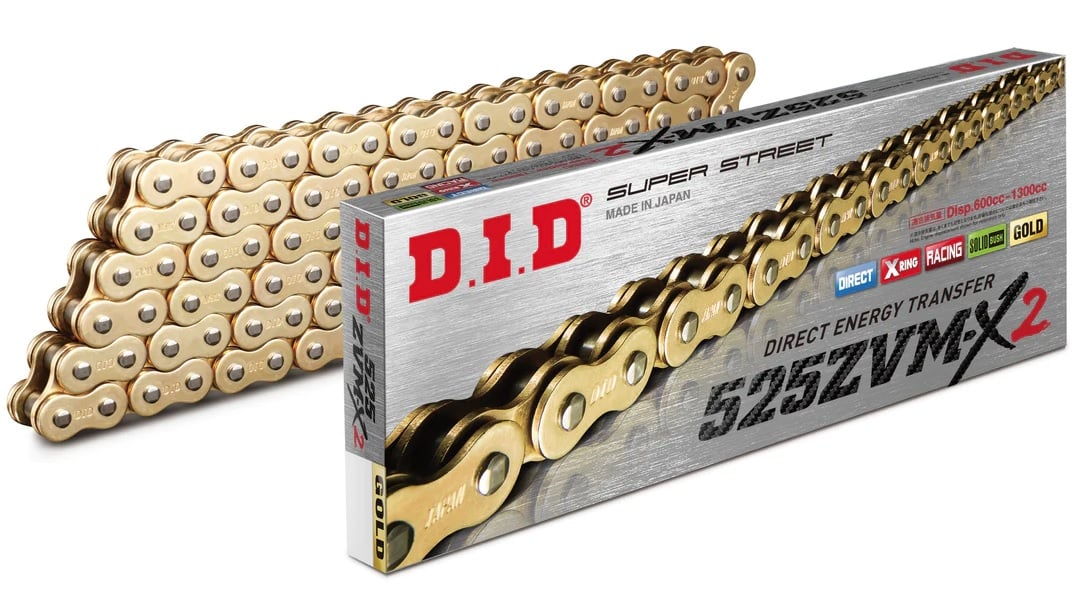 D.I.D Chain Did 525zvm-x Gold Chain 100l, Did525zvmxgg100, 3012540, Road, MC