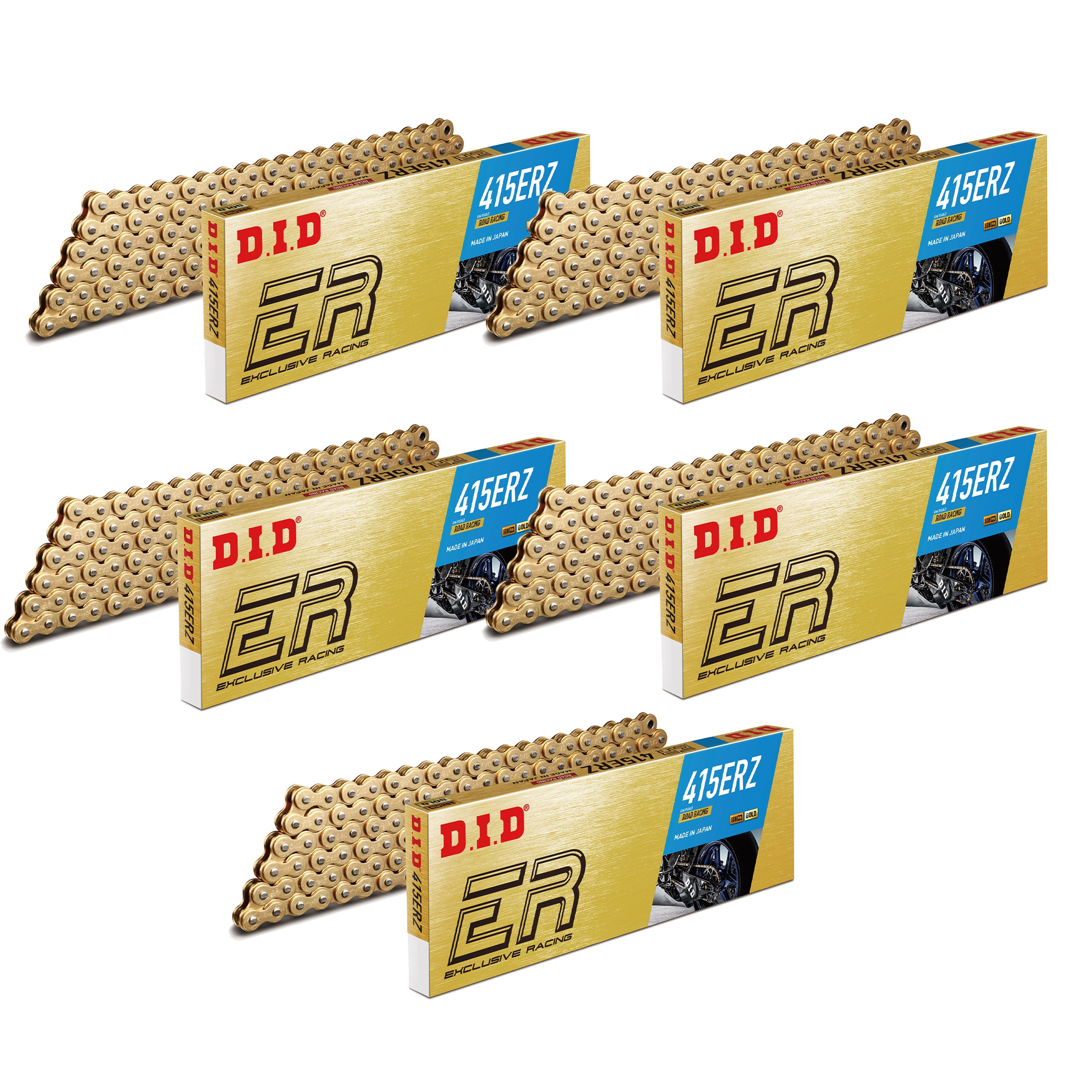 D.I.D Chain Did 415erz Sdh G&g X 600l (rj), Boxed Roll Uncut25ft, Did415erzgg600