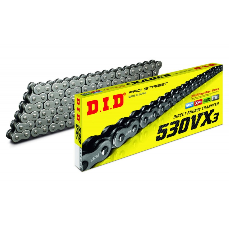 D.I.D Chain Did 530/50vx3 X-ring Chain 114l Black, Did530vx114, 3018654, 530vx