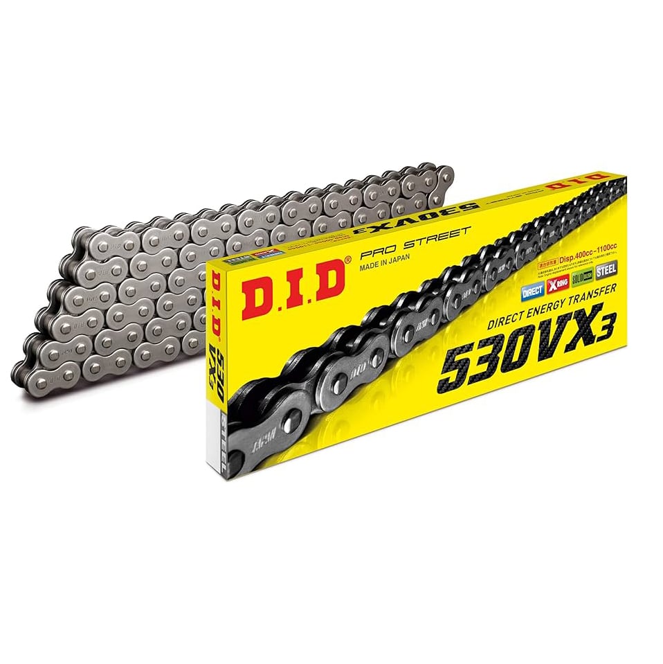 D.I.D Chain Did 530/50vx X-ring Chain 102l, Did530vx102, 530vx, Did530vx102