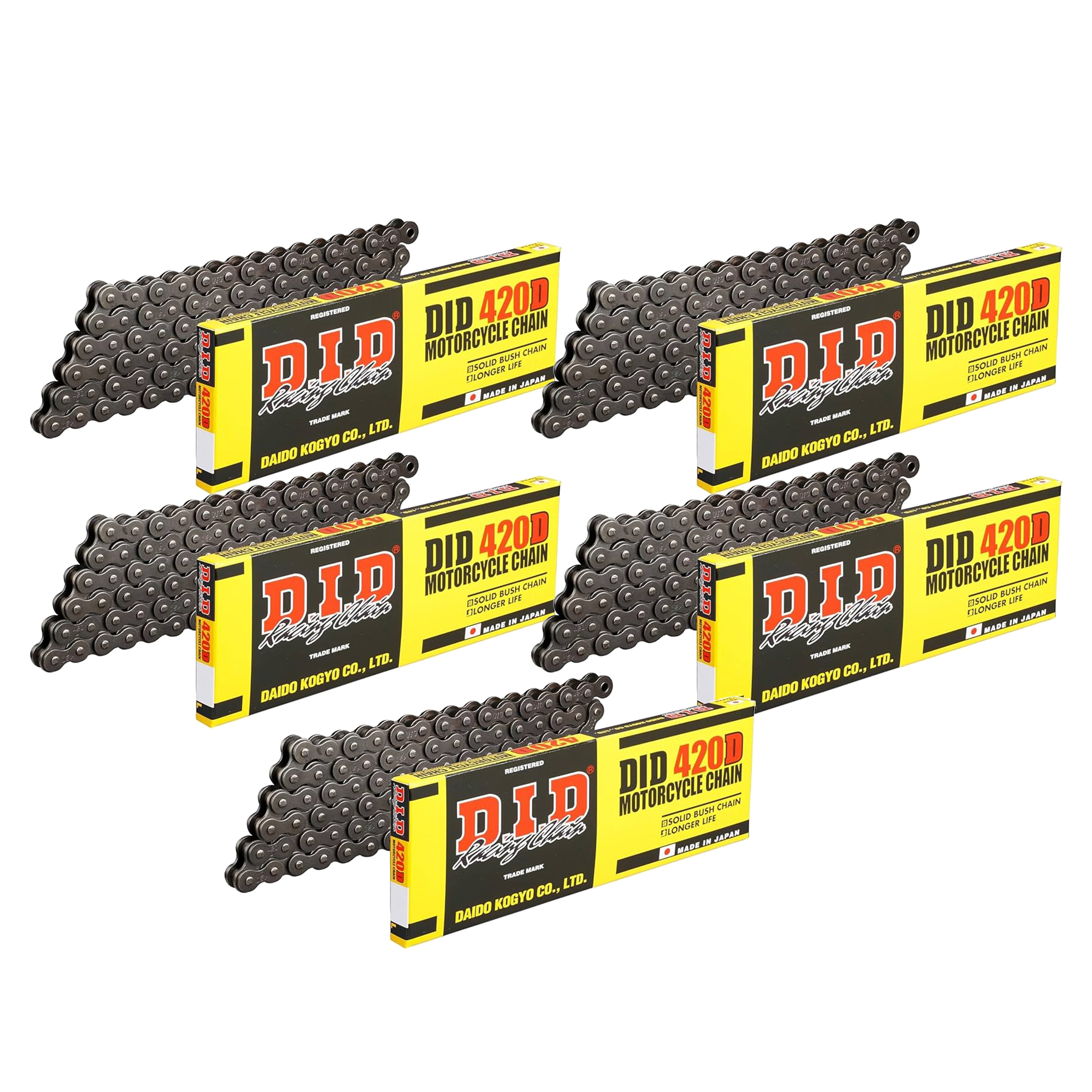 D.I.D Chain Did 420d Roll 25ft. Black (rj), 600 Links Did420d600