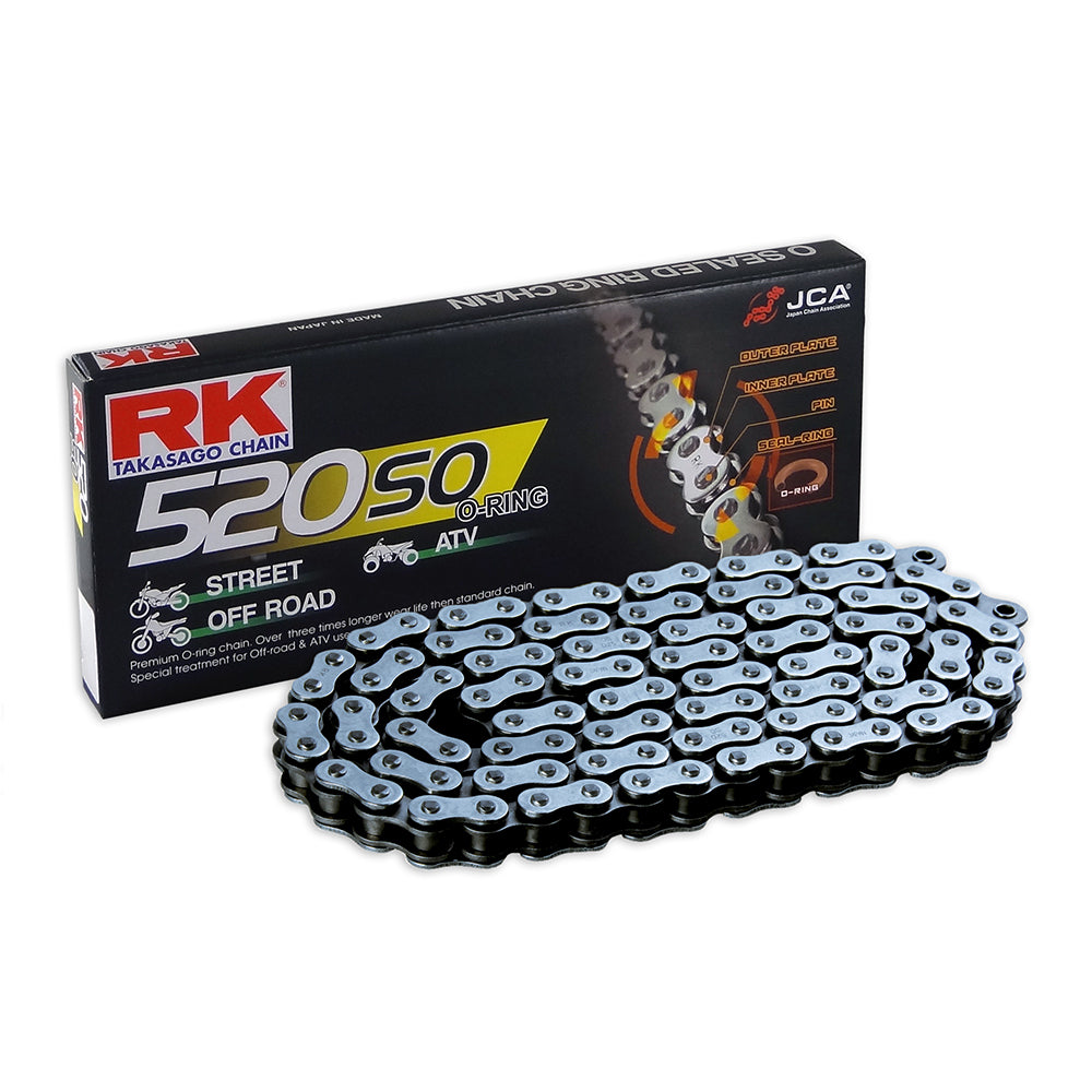 RK 520SO-120-CL O-Ring Clip Link Chain - Off Road