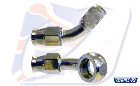 Venhill BANJO EXTENDED NECK 45' UP, SUIT 600-03 HOSE FITTING BUILDALINE