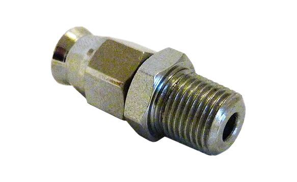 Venhill 1/8 Npt (taper) Male 600-03 Brake Hose End Chrome Venhill 3/10118mhc Buildaline