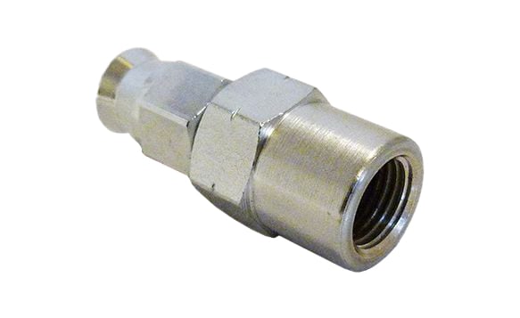 Venhill M10 X 1.00 Female Concave 600-03 Brake Hose End Chrome Venhill 3/10100fhc Buildaline