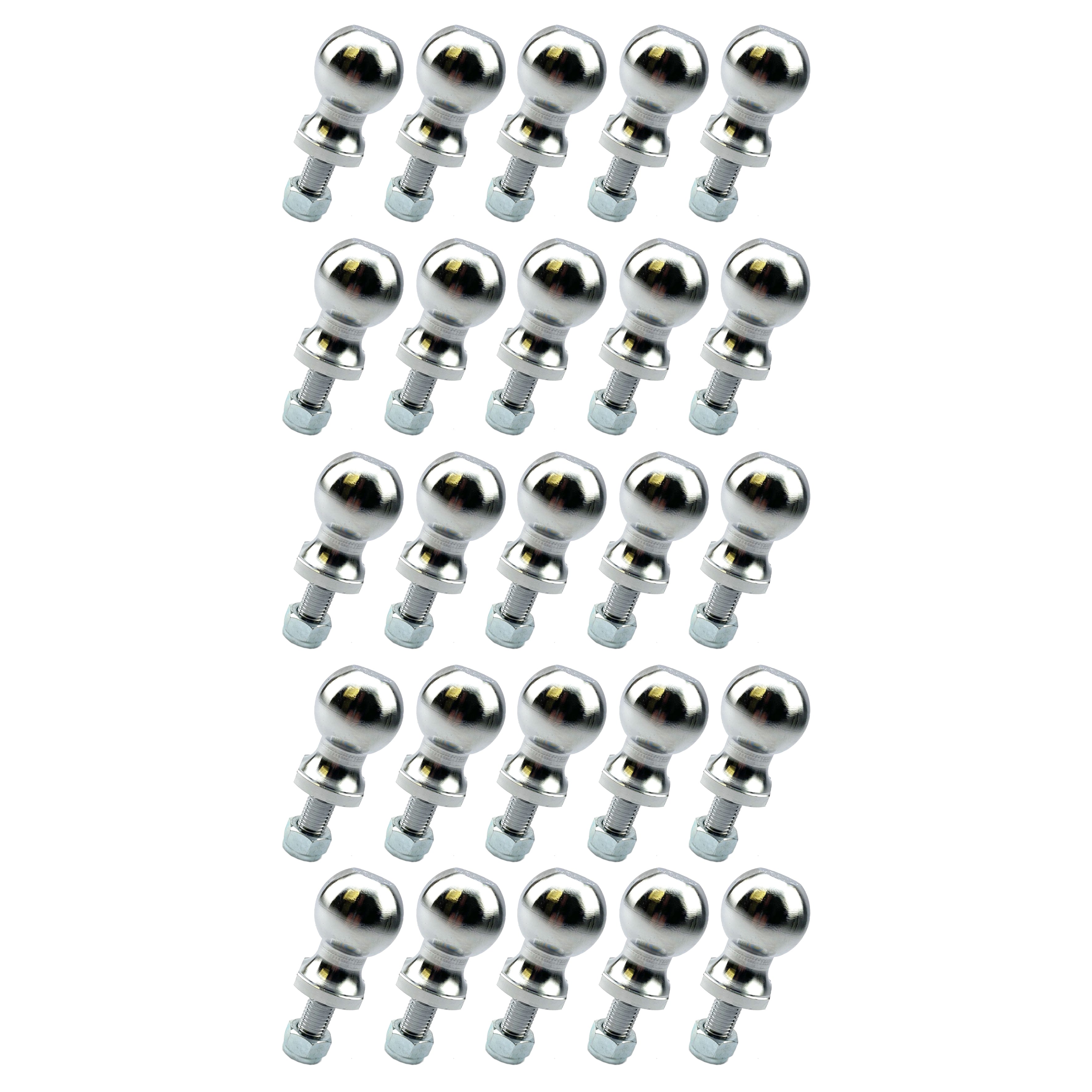 FIR TRADE PACK 25 BALL HITCH, TRADE £5.60 EACH[UNPACKED], 50mm TOW BALL UK SIZE