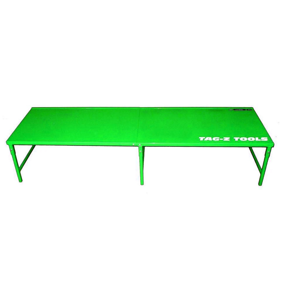 Tag-z Motorcycle Workbench 440, KX Green, Bike Work Bench, 42kg Freight Charge L115xh20xw70cm