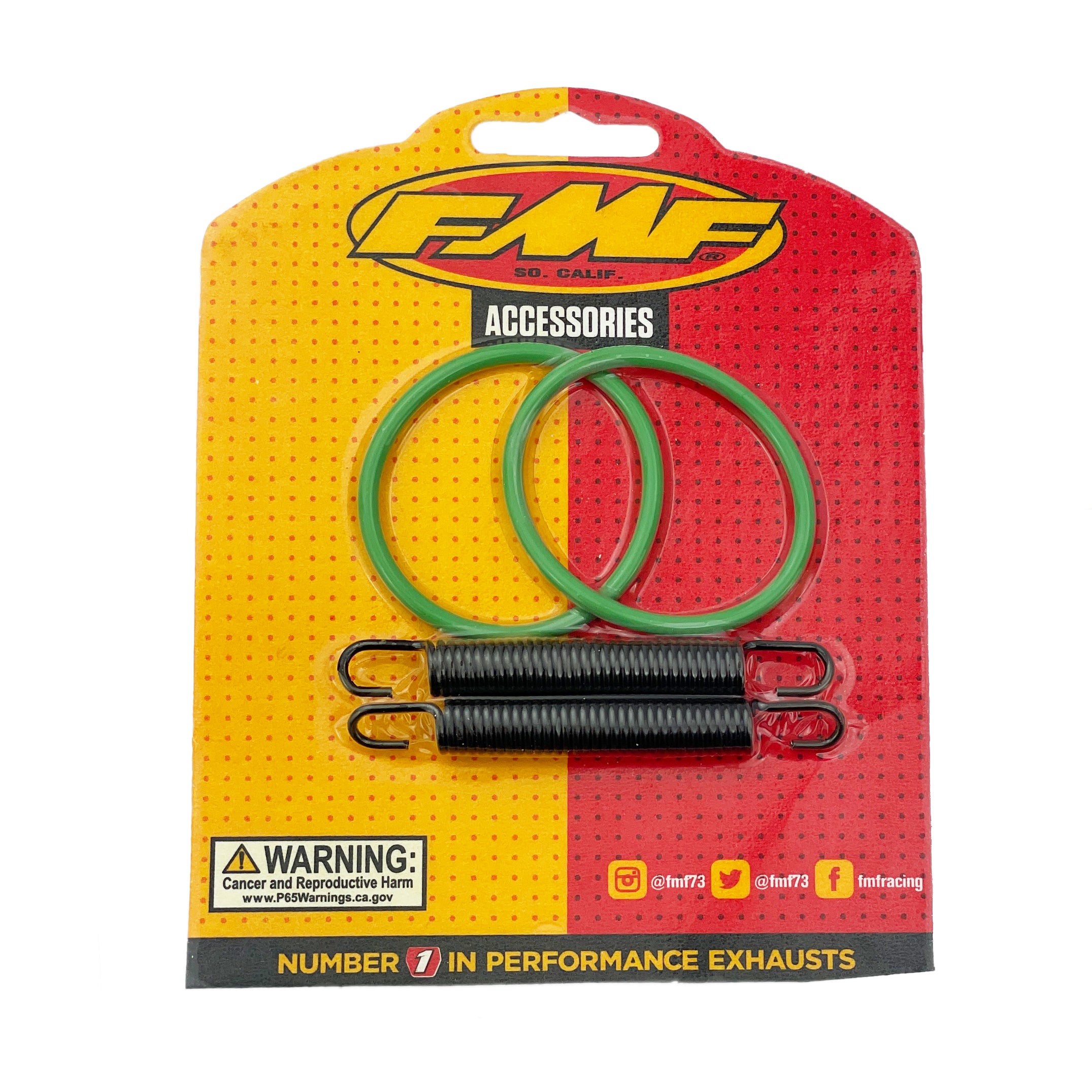 FMF Exhausts Exhaust Pipe Spring & O-ring Kit 89-22 Yamaha YZ 125 X - Fmf 011315