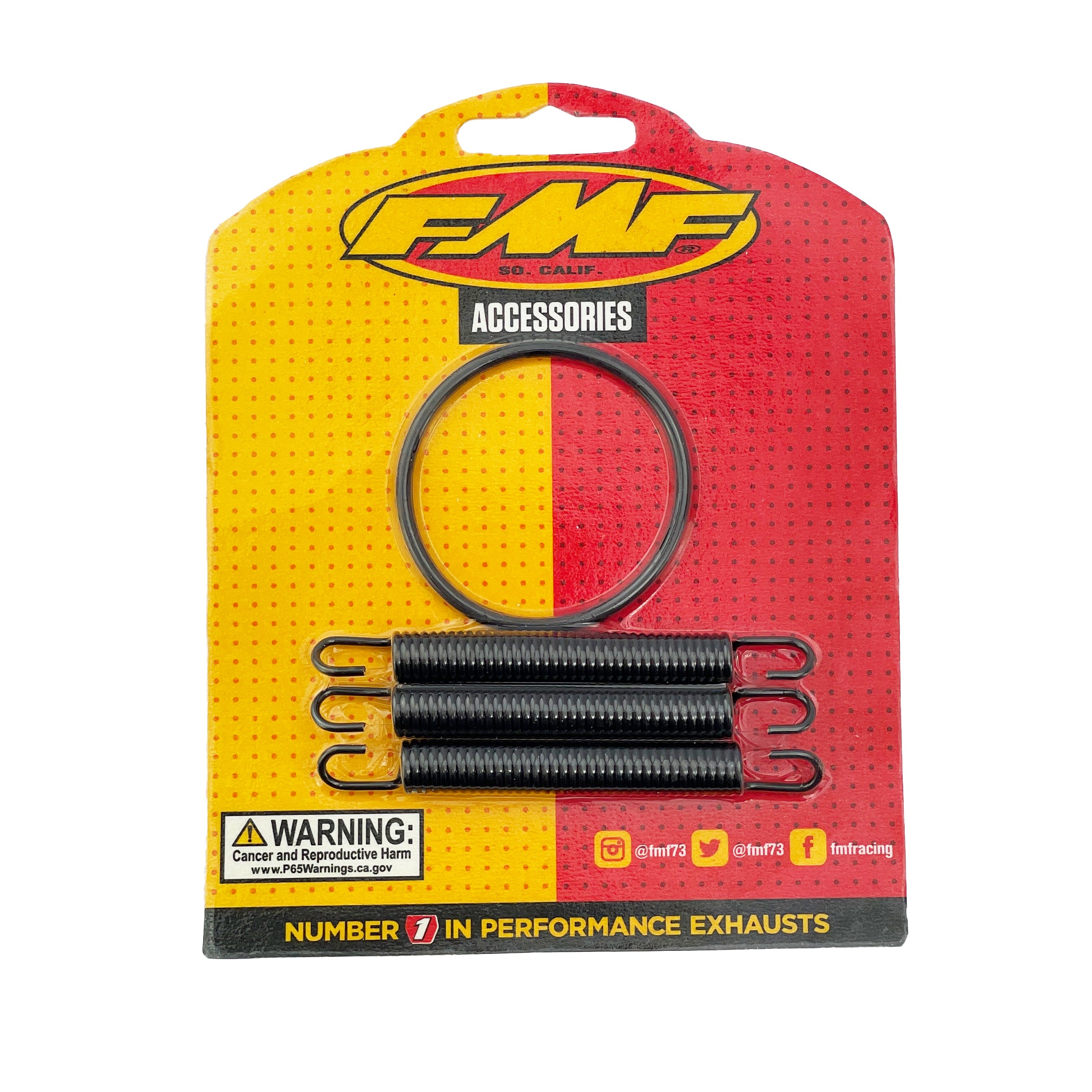 FMF Exhausts Exhaust Pipe Spring & O-ring Kit 95-98 Yamaha YZ 250 - Fmf 011300