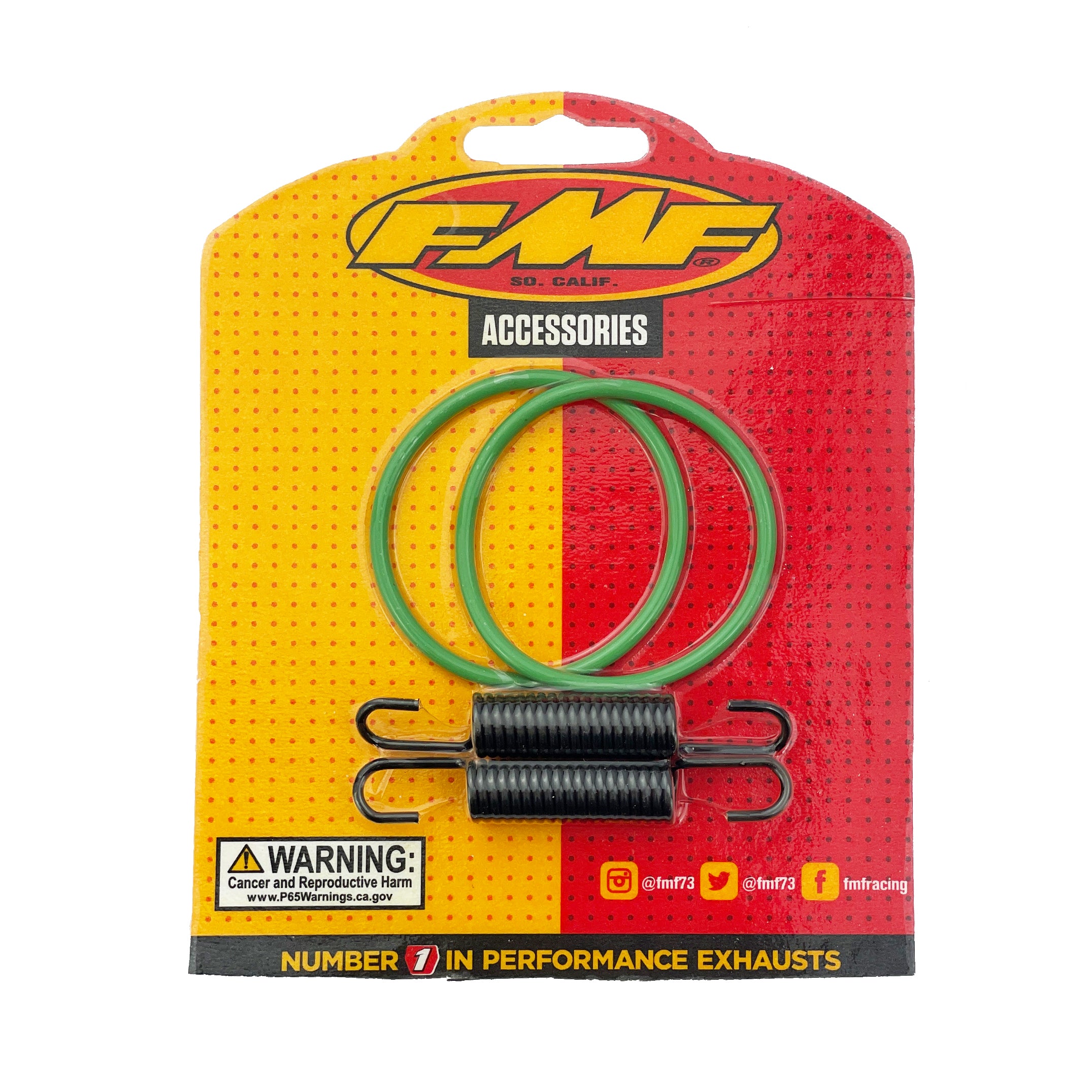 FMF Exhausts Exhaust Pipe Spring & O-ring Kit 88-04 Kawasaki KX 250 500 - Fmf 011312