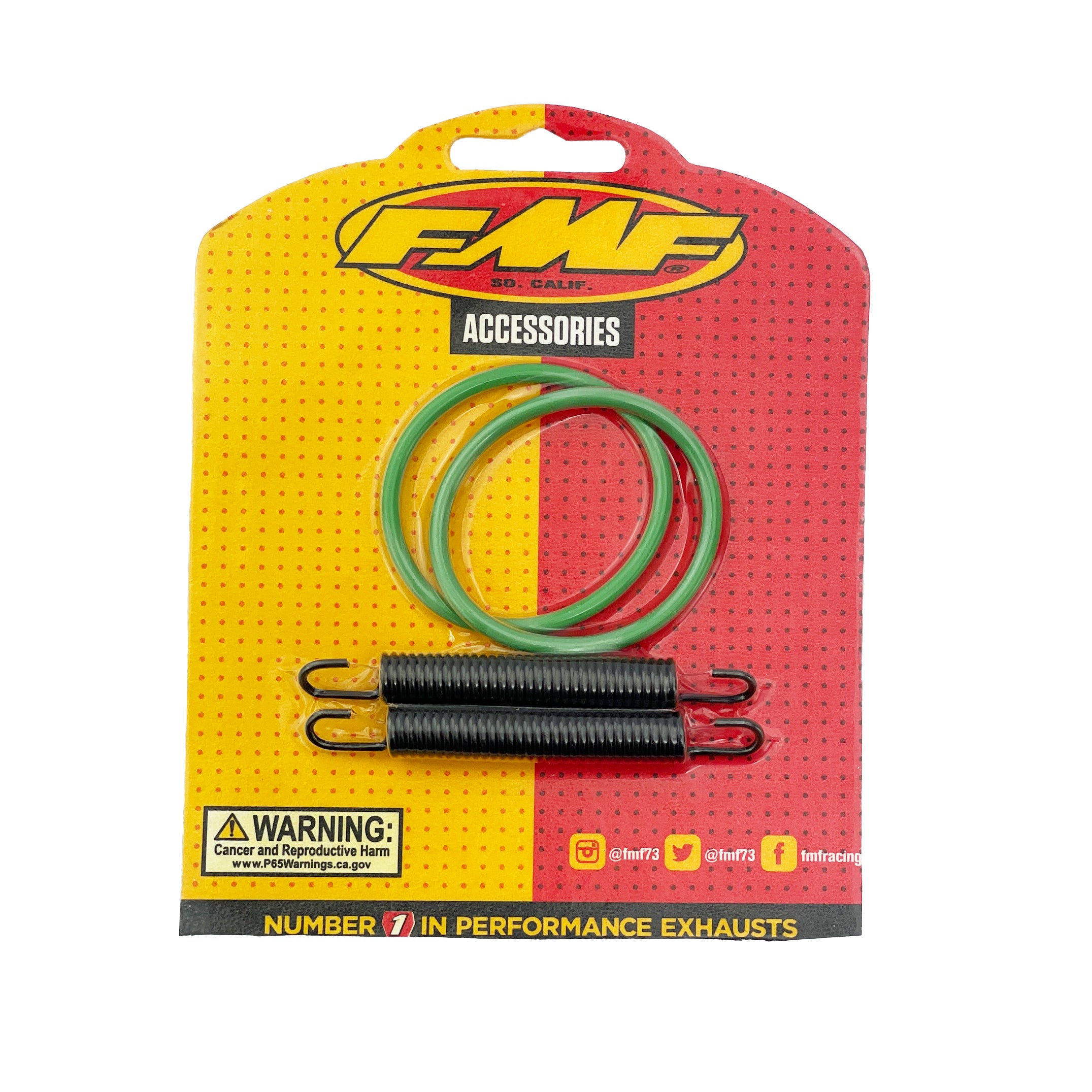 FMF Exhausts Exhaust Pipe Spring & O-ring Kit 03-07 Kawasaki KX 125 - Fmf 011316