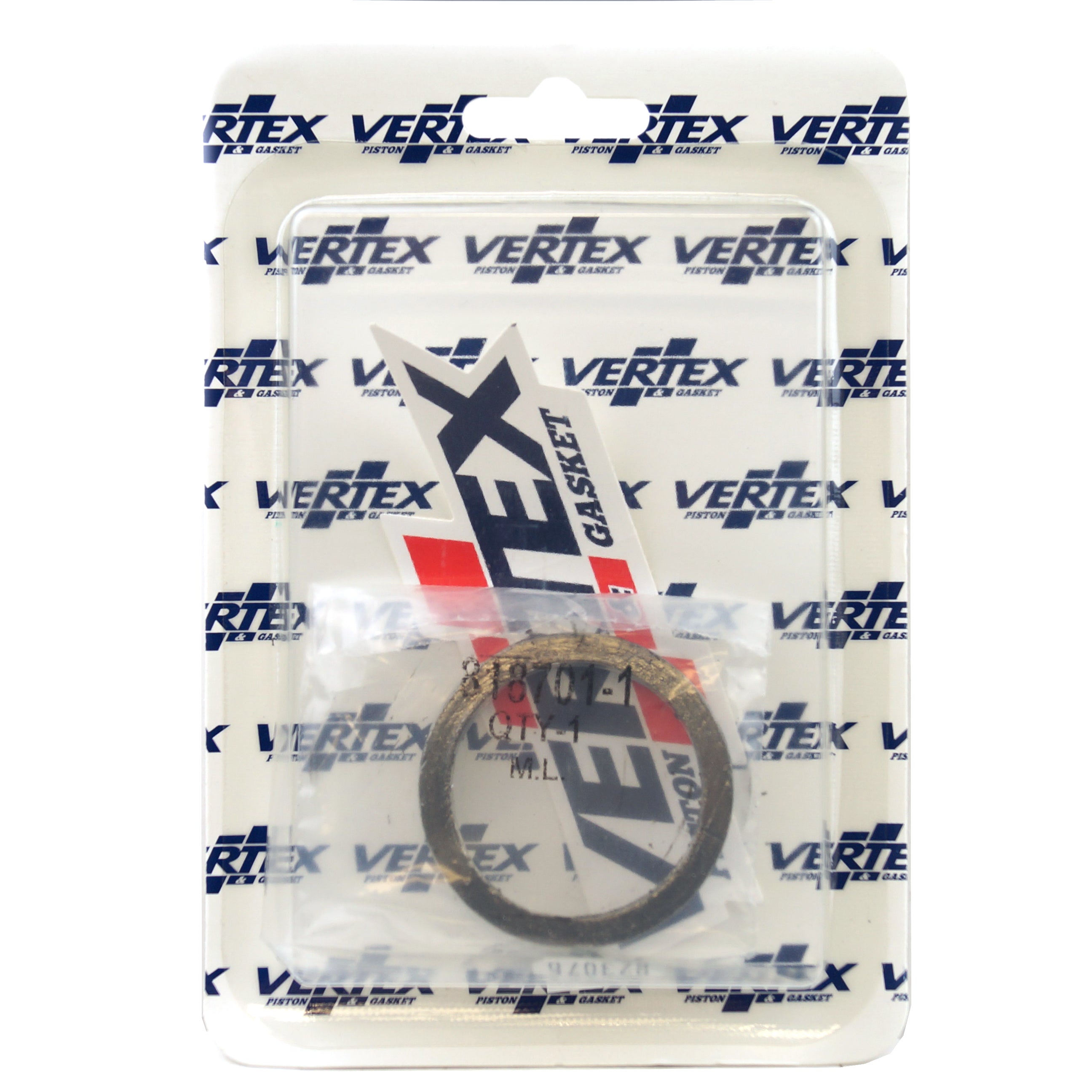 Vertex Exhaust Gasket Header, Vertex 823076, ATV MX