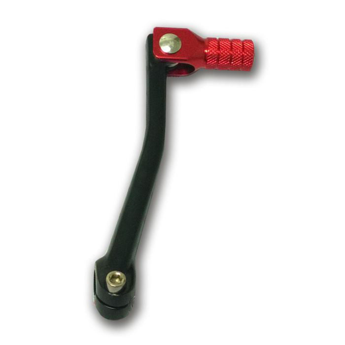 FIR Gear Lever Alloy Black, Red Tip