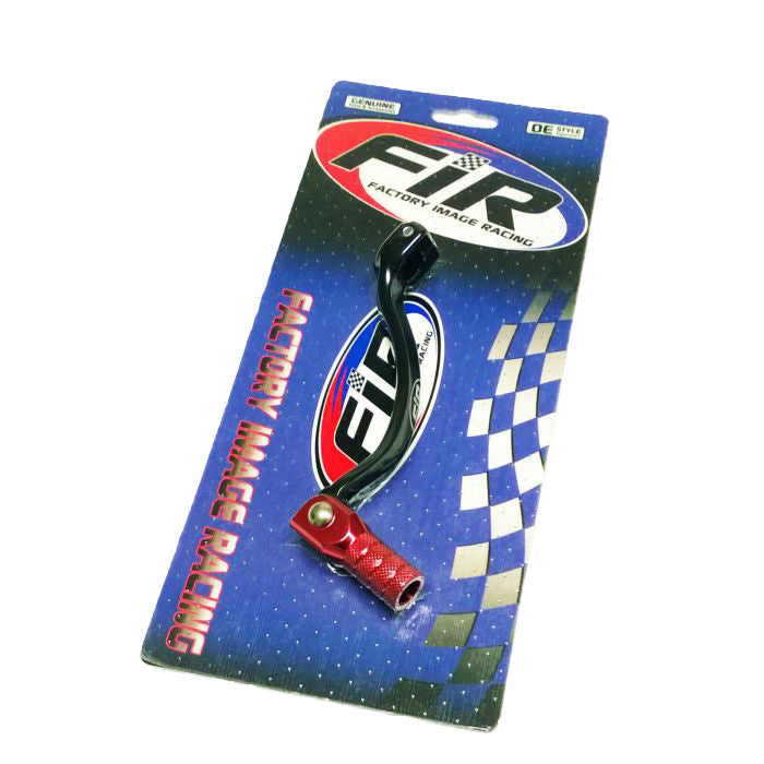 FIR Gear Lever Shift CR125 CR500, Aluminium Forged 24700-kz4-j10, Fir Brand, Black & Red