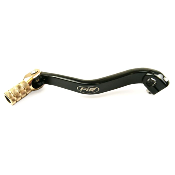 FIR Gear Lever Shift KX 60 80 85, Aluminium Forged 13242-1210, Fir Brand, Black & Titanium
