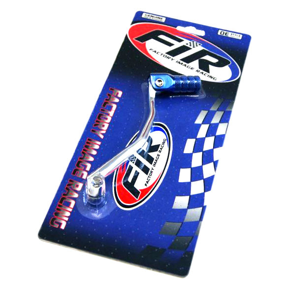 FIR Gear Lever Silver / Blue Tip, Aluminium YZ125 / YZ250