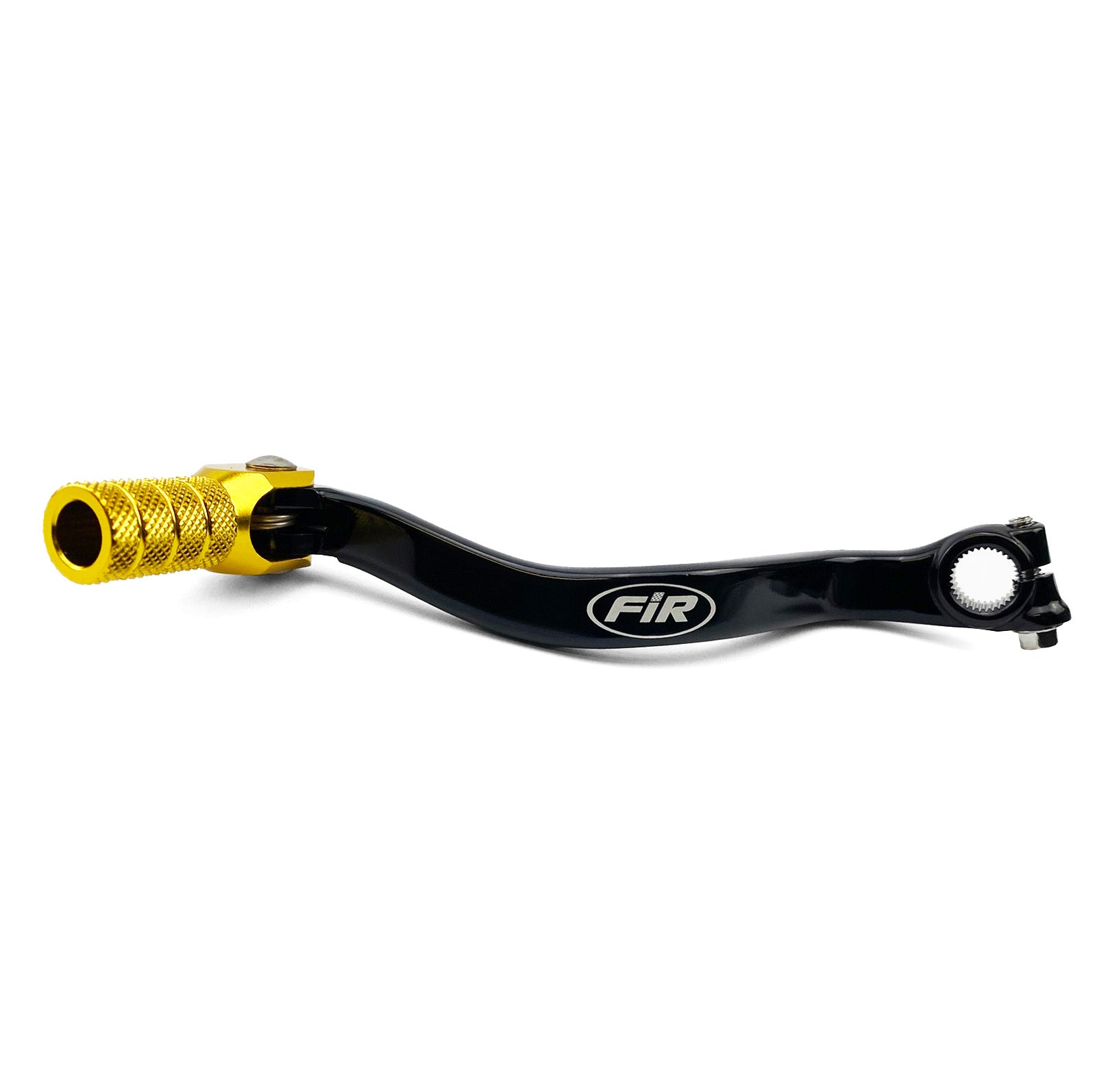 FIR Gear Lever Shift RM 80 85, Aluminium Forged 25600-02b01, Fir Brand, Black & Gold