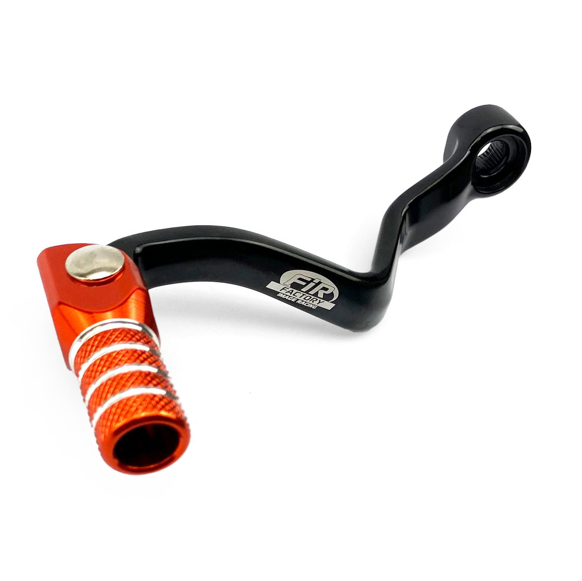 FIR GEAR LEVER SHIFT KTM 65 SX TC MC 24-25, ALUMINIUM FORGED A40534031000, FIR BRAND, BLACK / ORANGE