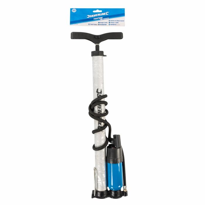 Silverline Tools Heavy Duty Multi Valve Track Pump 0 - 100psi (0 - 7bar)