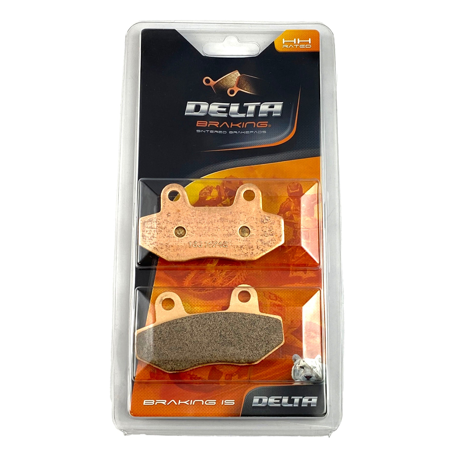 Delta Brake Pads Sintered Metal Hs, MX-n High Friction, Delta Db2480.or-n, Bp048t05b