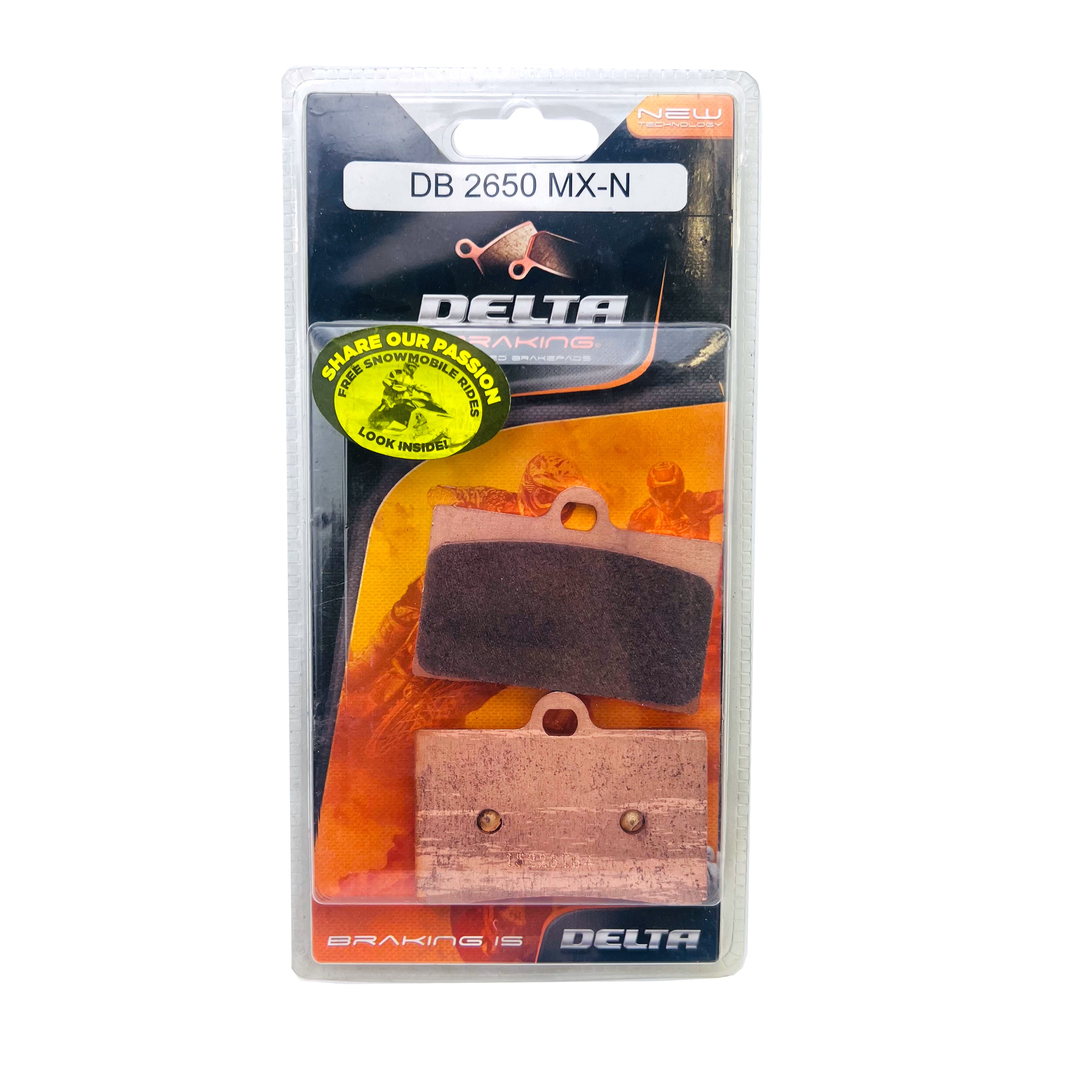 Delta Brake Pads Delta Orn(mxn) Sintered Metal Off Road Pads DB2650 (FA95 VD945)