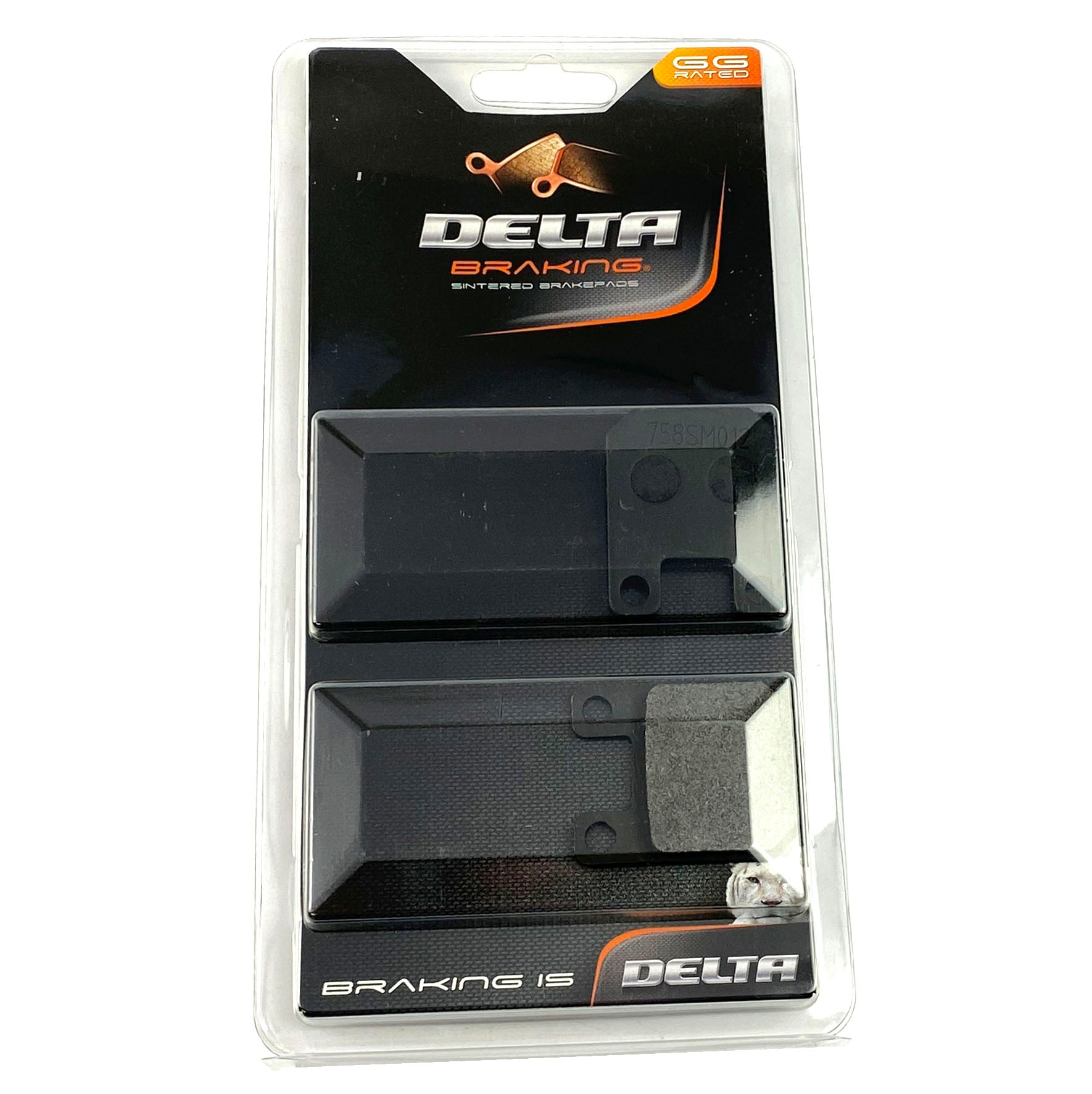 Delta Brake Pads Semi-metallic Sm, Delta Braking, Db2120 Sm Bp012sm0f