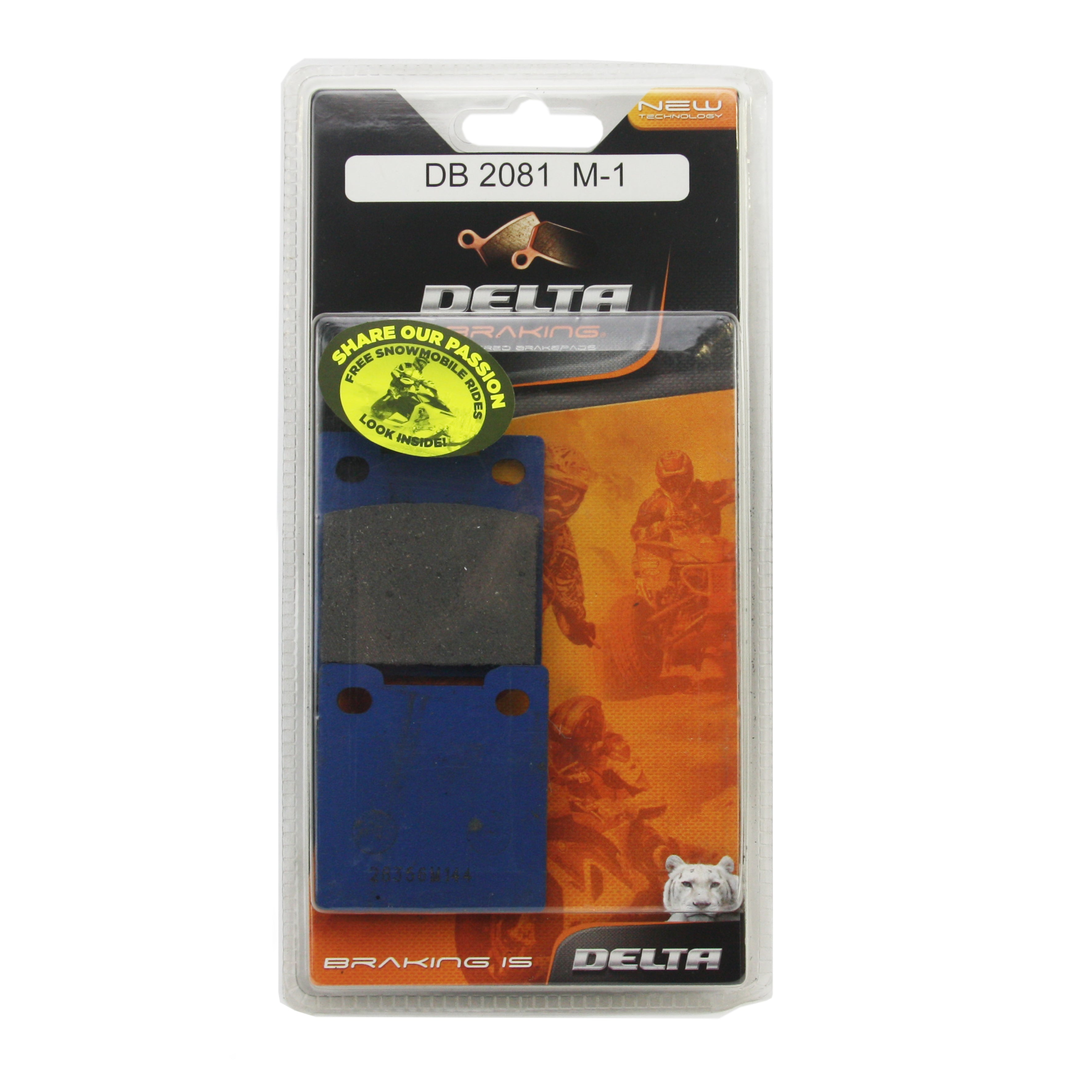Delta Brake Pads Delta M1 Organic Pads DB2081 (FA222 VD350)