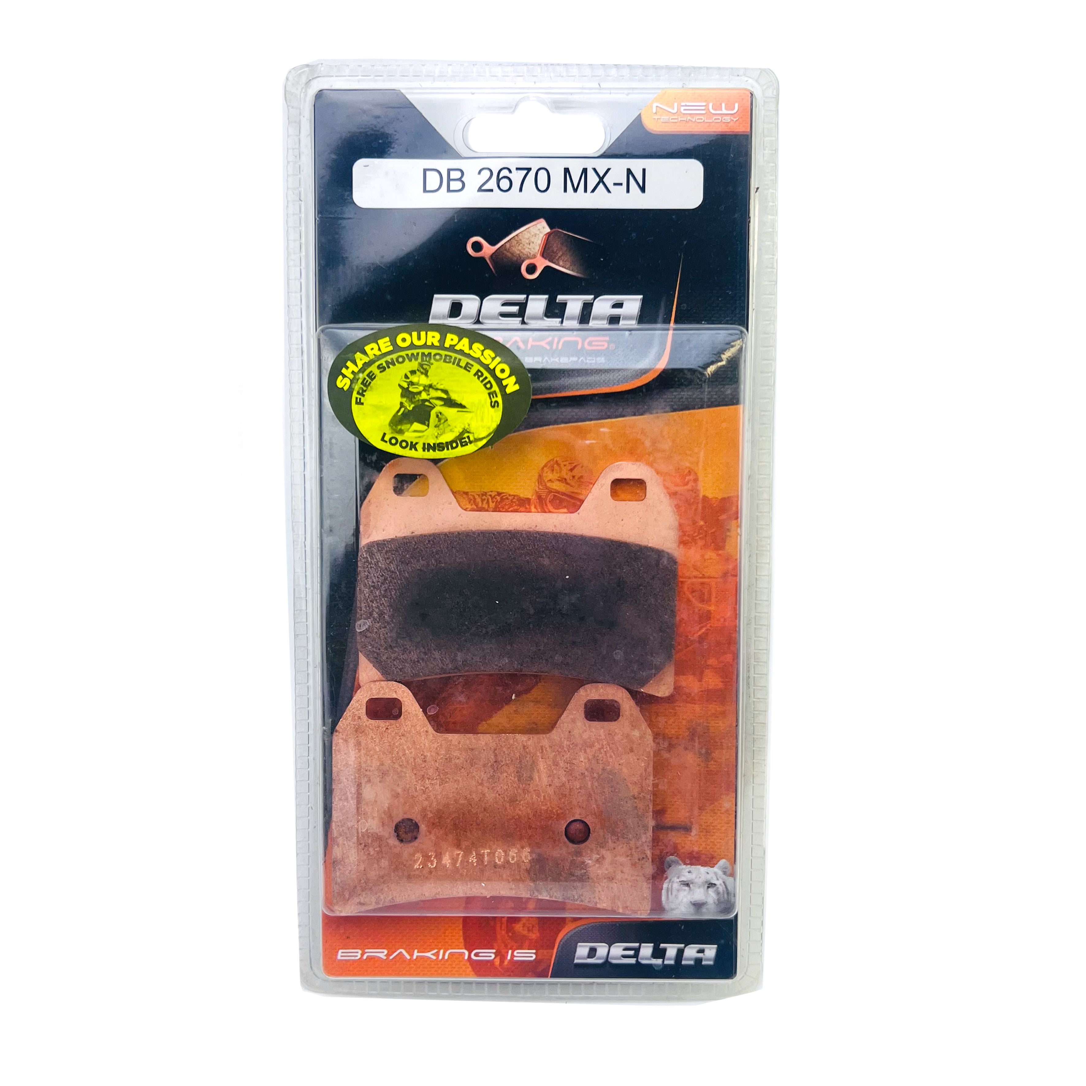 Delta Brake Pads Delta Orn(mxn) Sintered Metal Off Road Pads DB2670 (FA244 FA262)