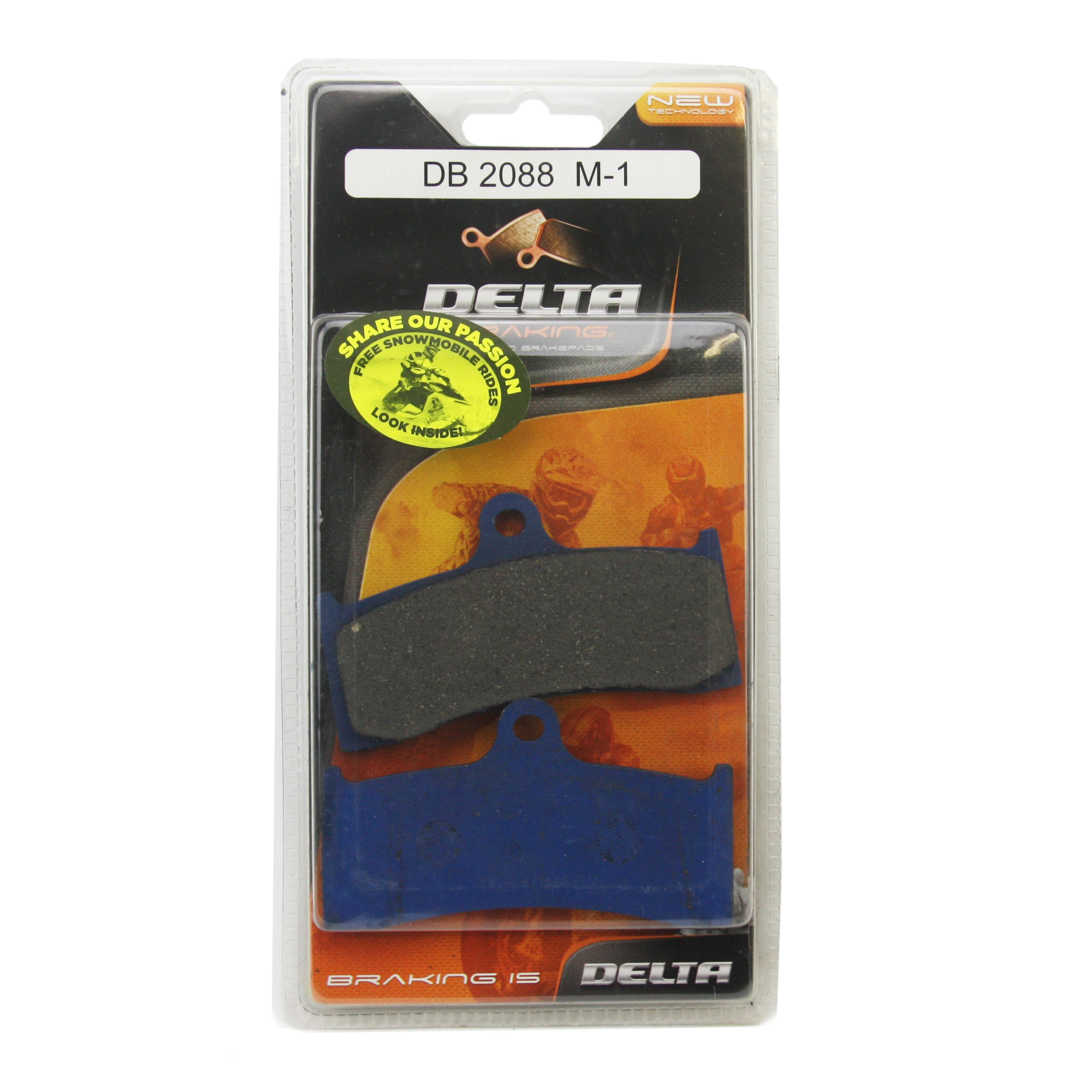 Delta Brake Pads Delta M1 Organic Pads DB2088 (FA249 FA424 VD437)