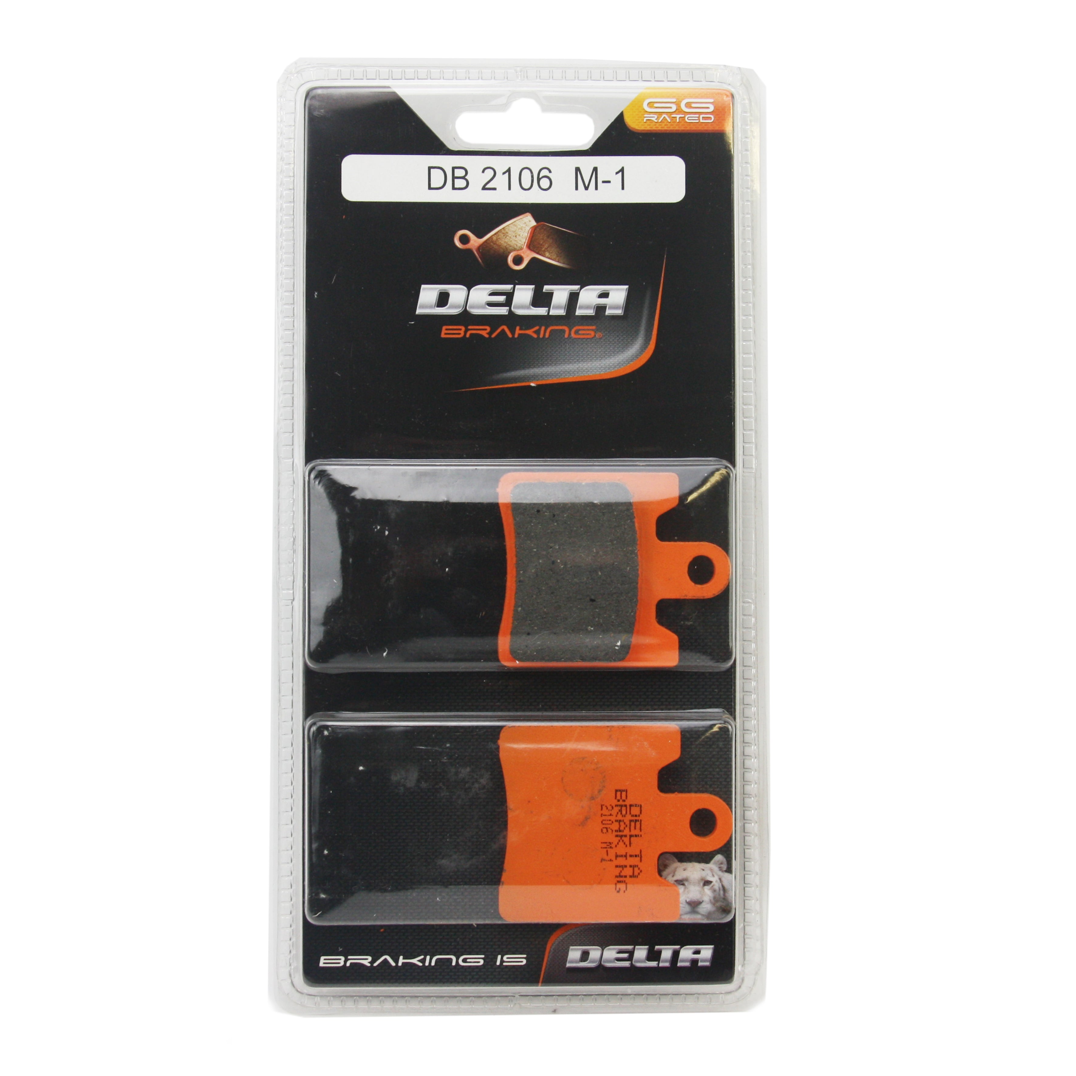 Delta Brake Pads Delta M1 Organic Pads DB2106 (FA283 VD353)