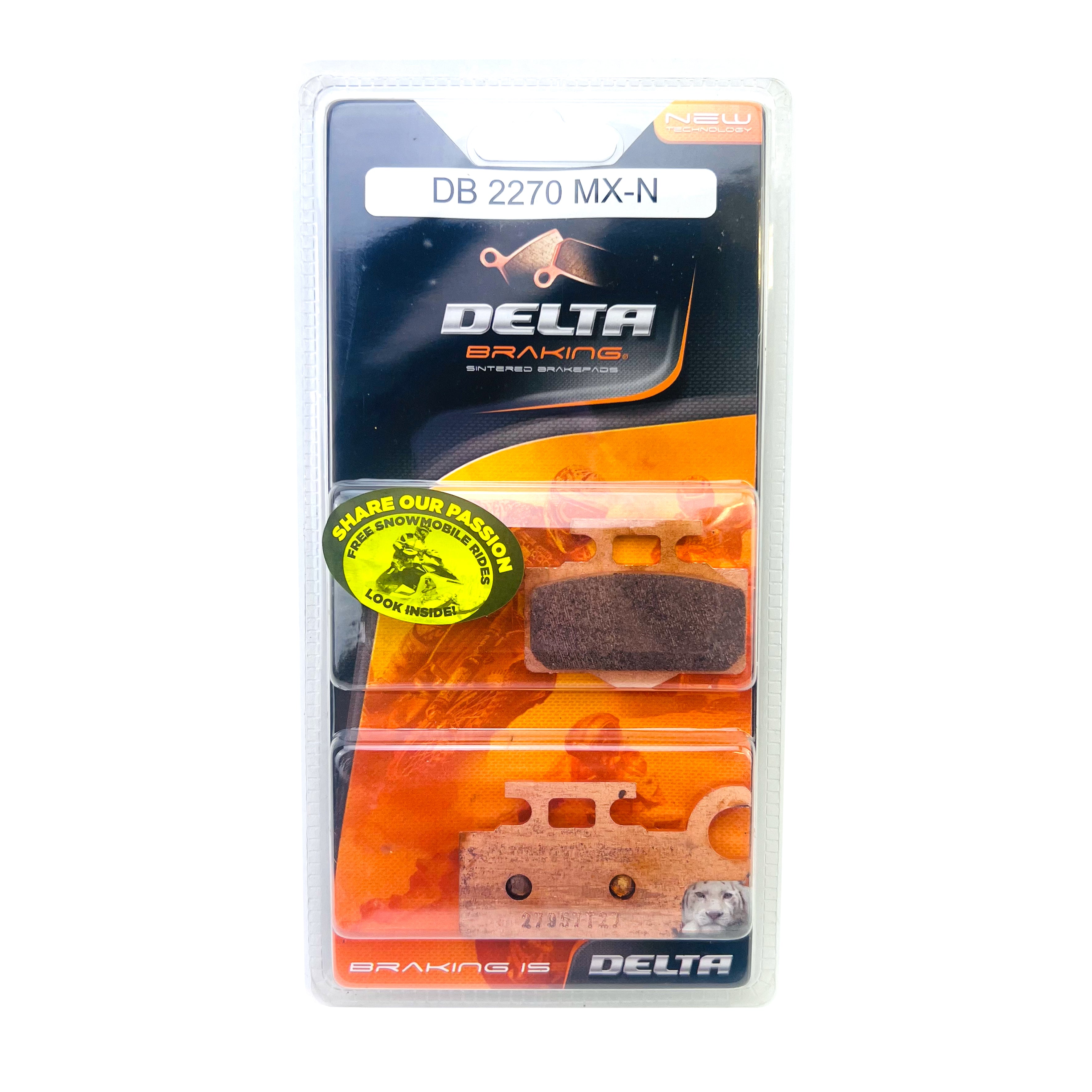 Delta Brake Pads Delta Orn(mxn) Sintered Metal Off Road Pads DB2270 (FA302 FA440)