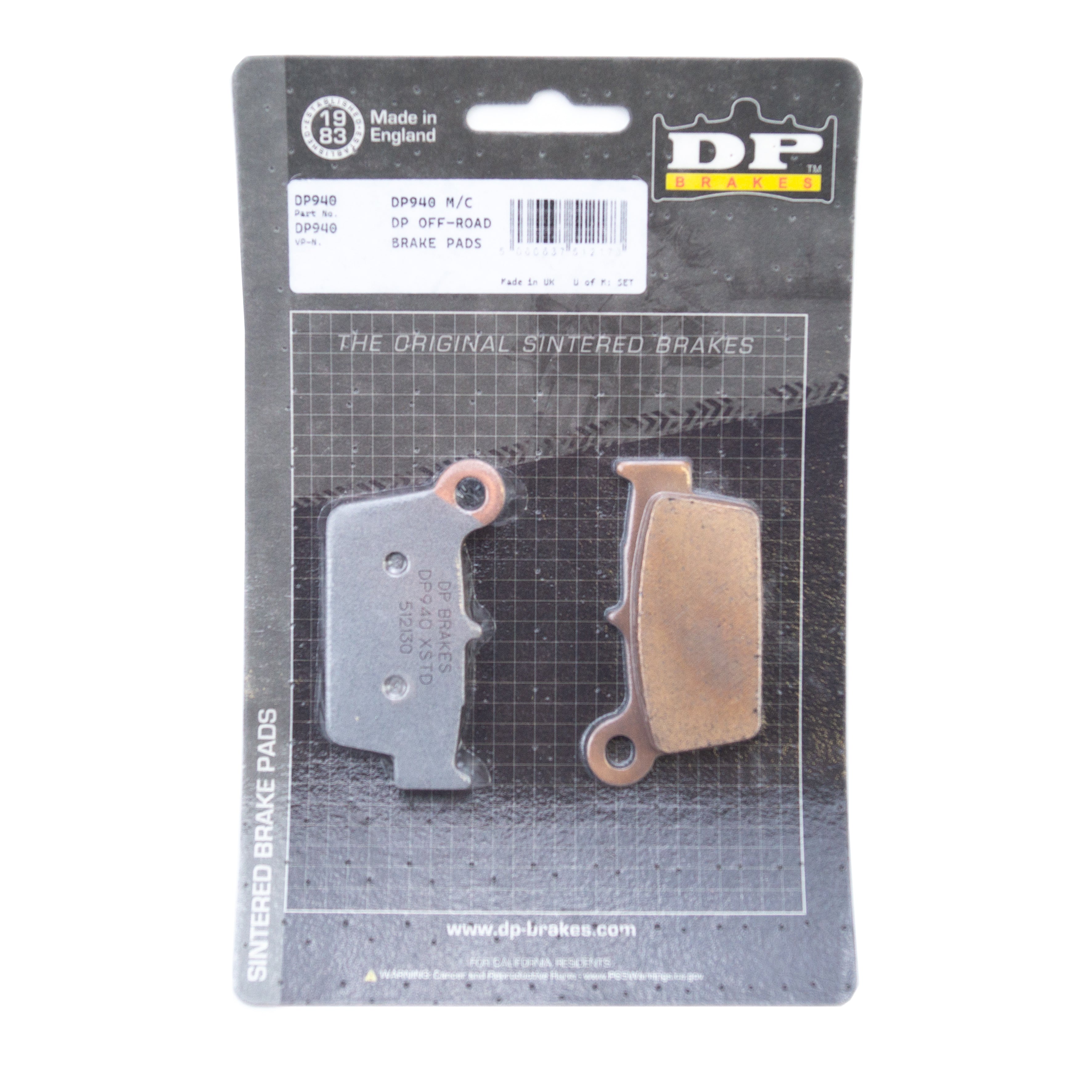 DP Brakes Brake Pads Sintered Dp Brakes, DP940 Premium