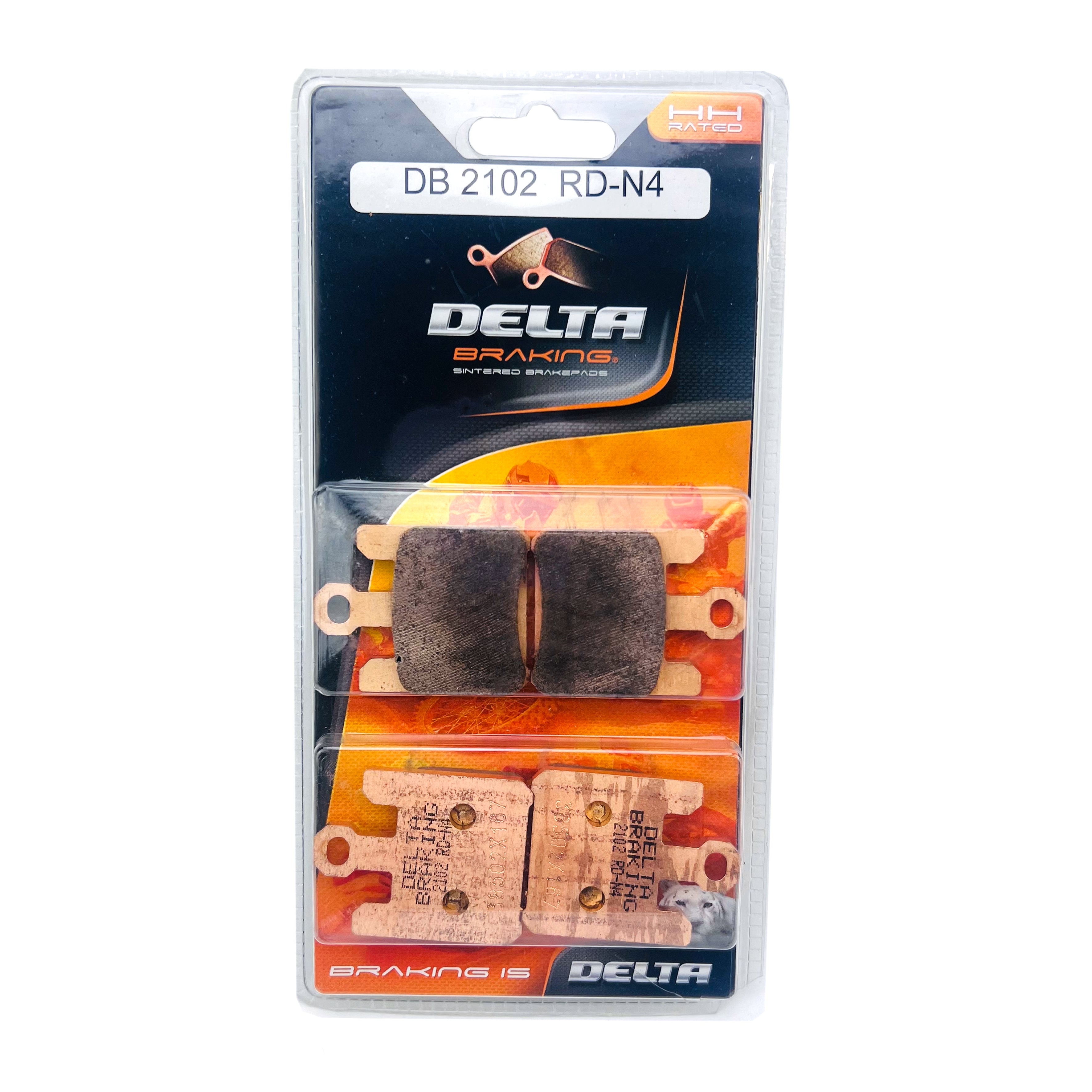 Delta Brake Pads Delta RDN4 Sintered Metal DB2102 4PCS. FA369 VD354