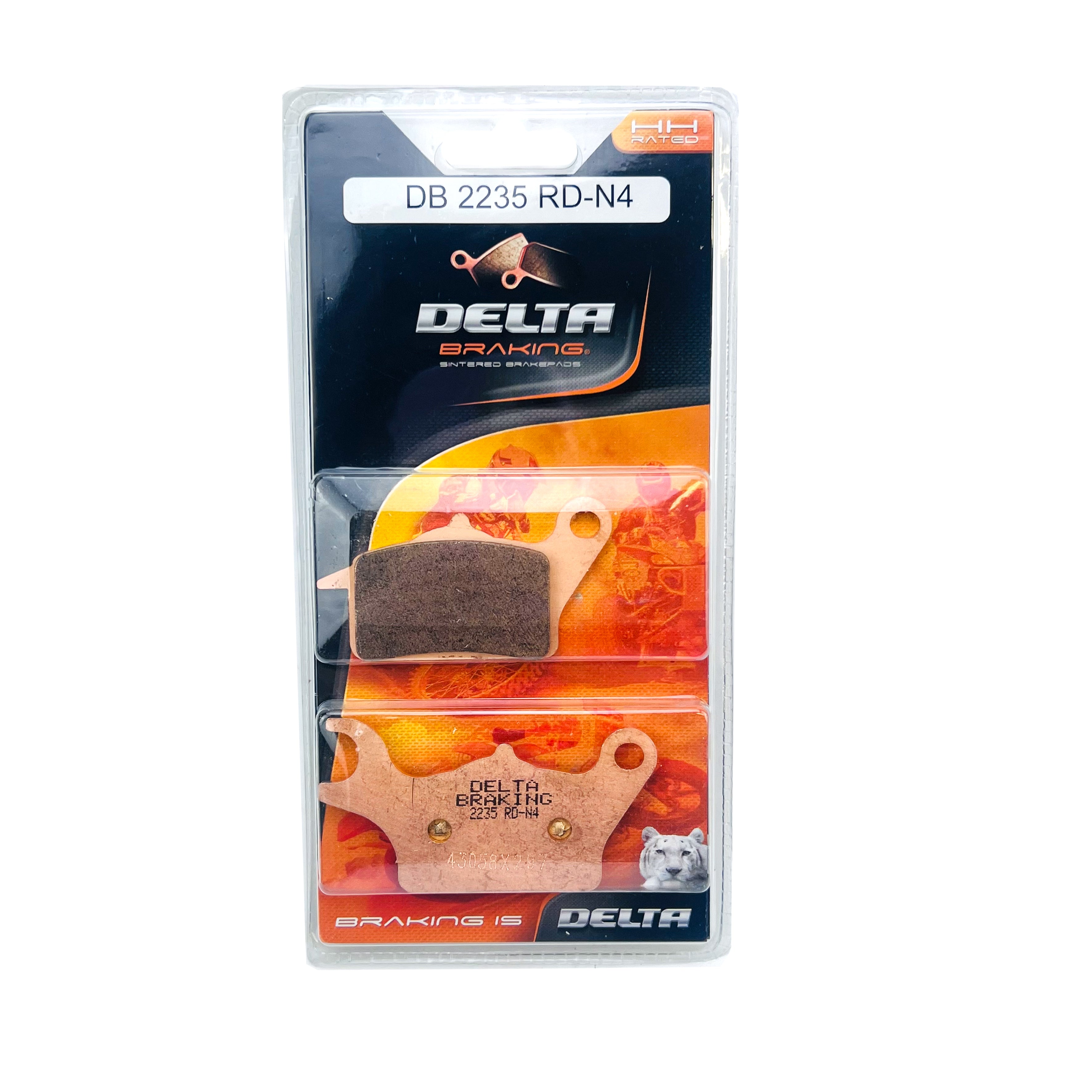Delta Brake Pads Delta RDN4 Sintered Metal DB2235 (FA625 VD186) Wave 110 12-16