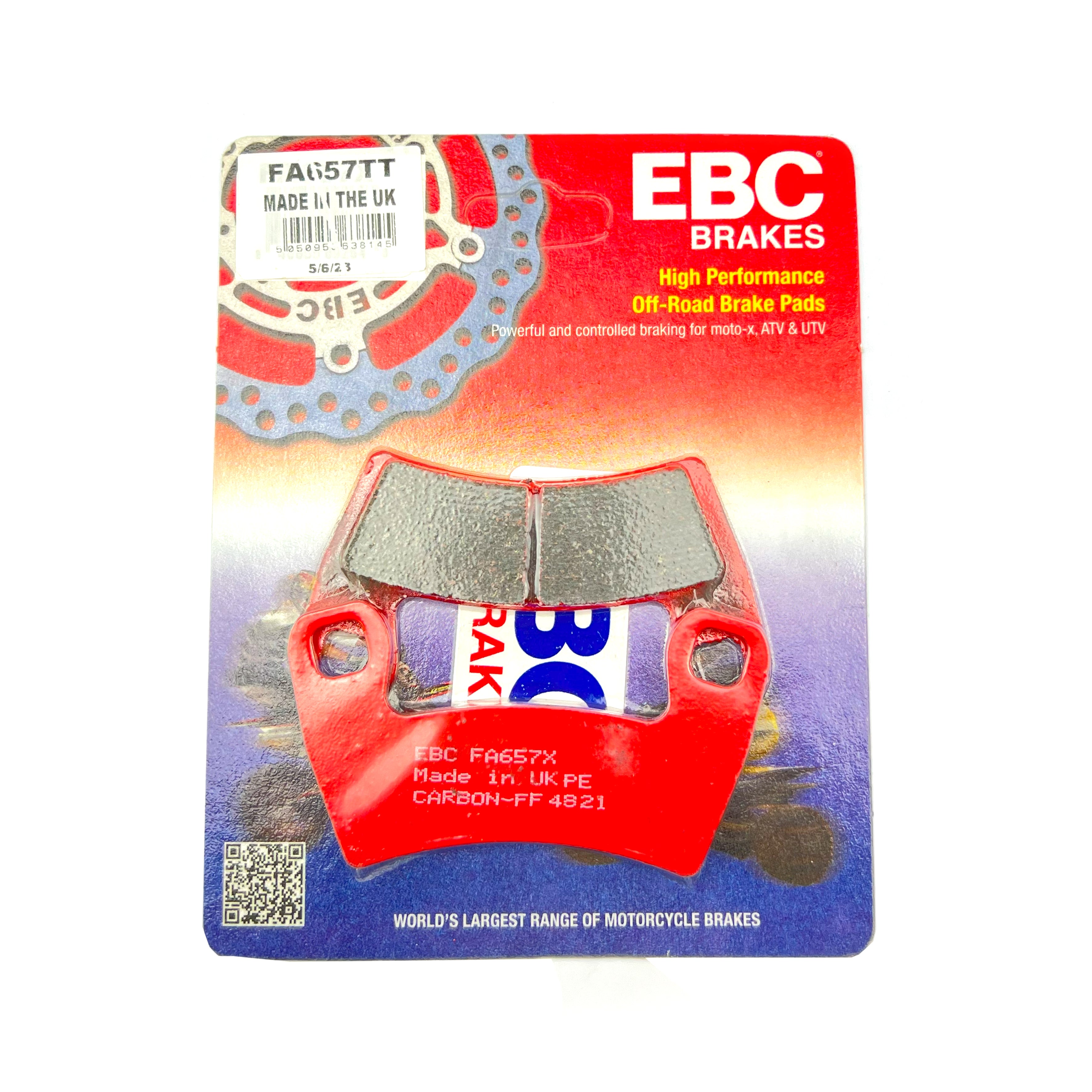 EBC Brake Pads Sintered Metal, Ebc FA657TT, 1911085