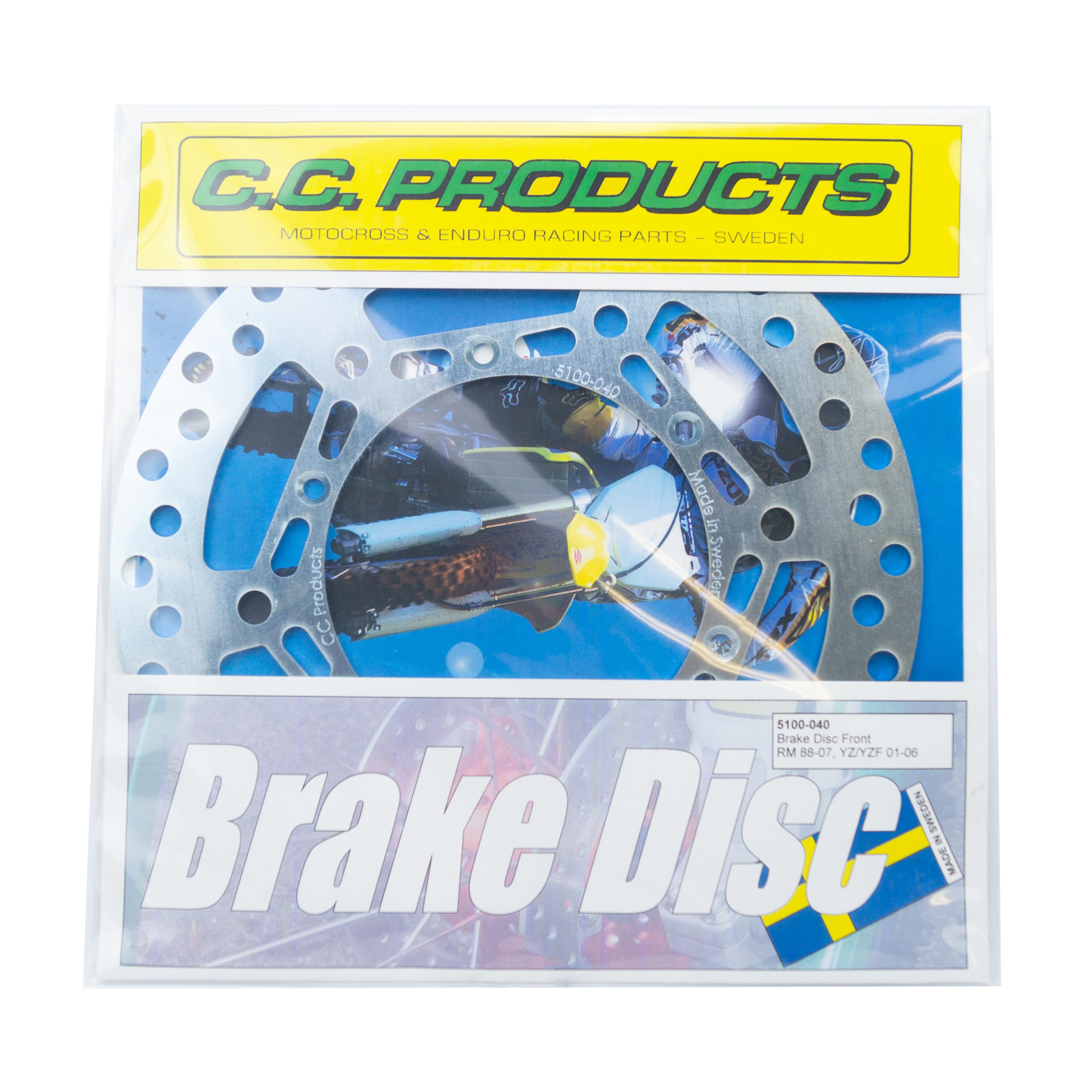 CC Products Disc Brake Front YZ RM Oem, Cross-center Products 5100-40, Yamaha 2001 Oem Look