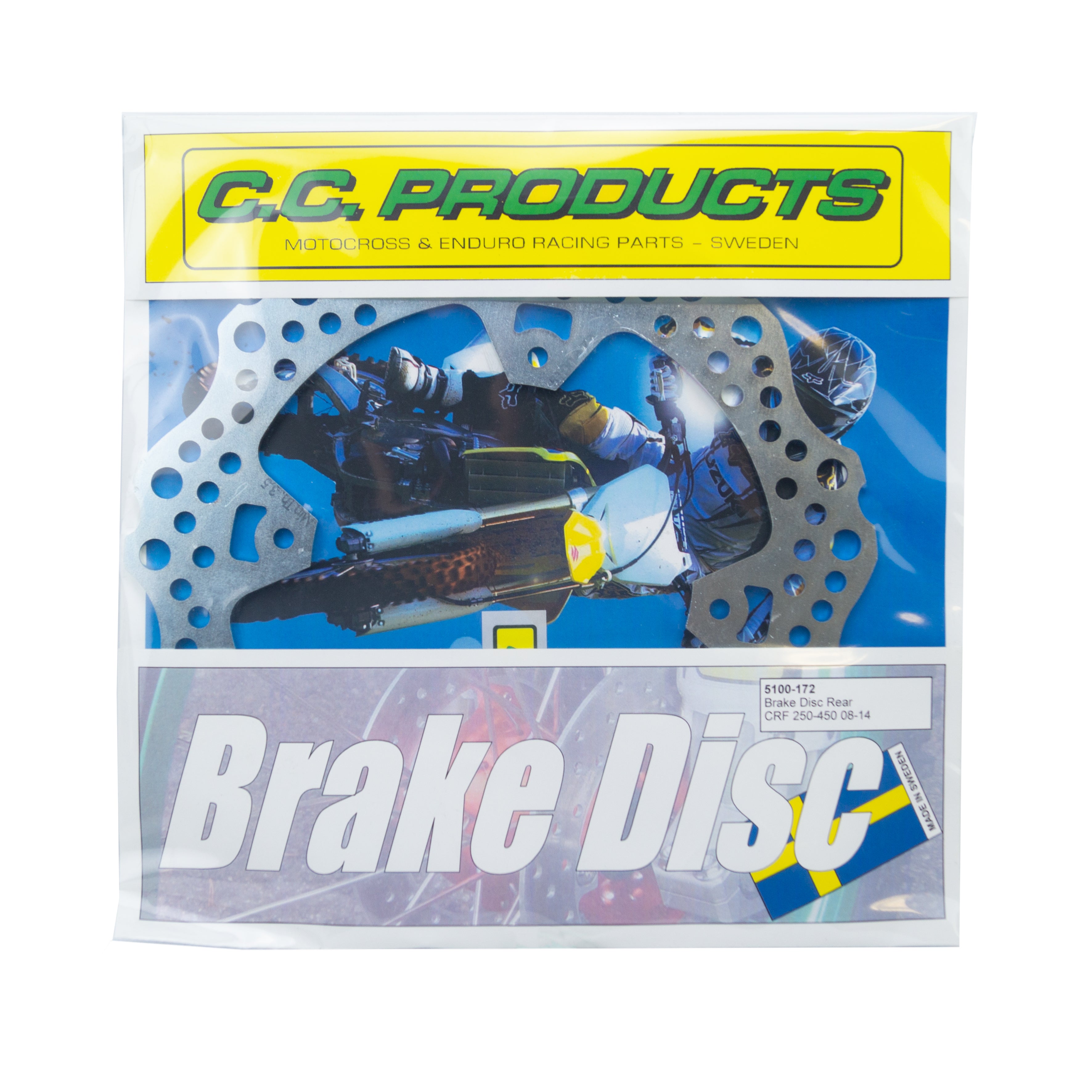 CC Products Disc Brake Rear CR CRF, Cross-center 5100-172