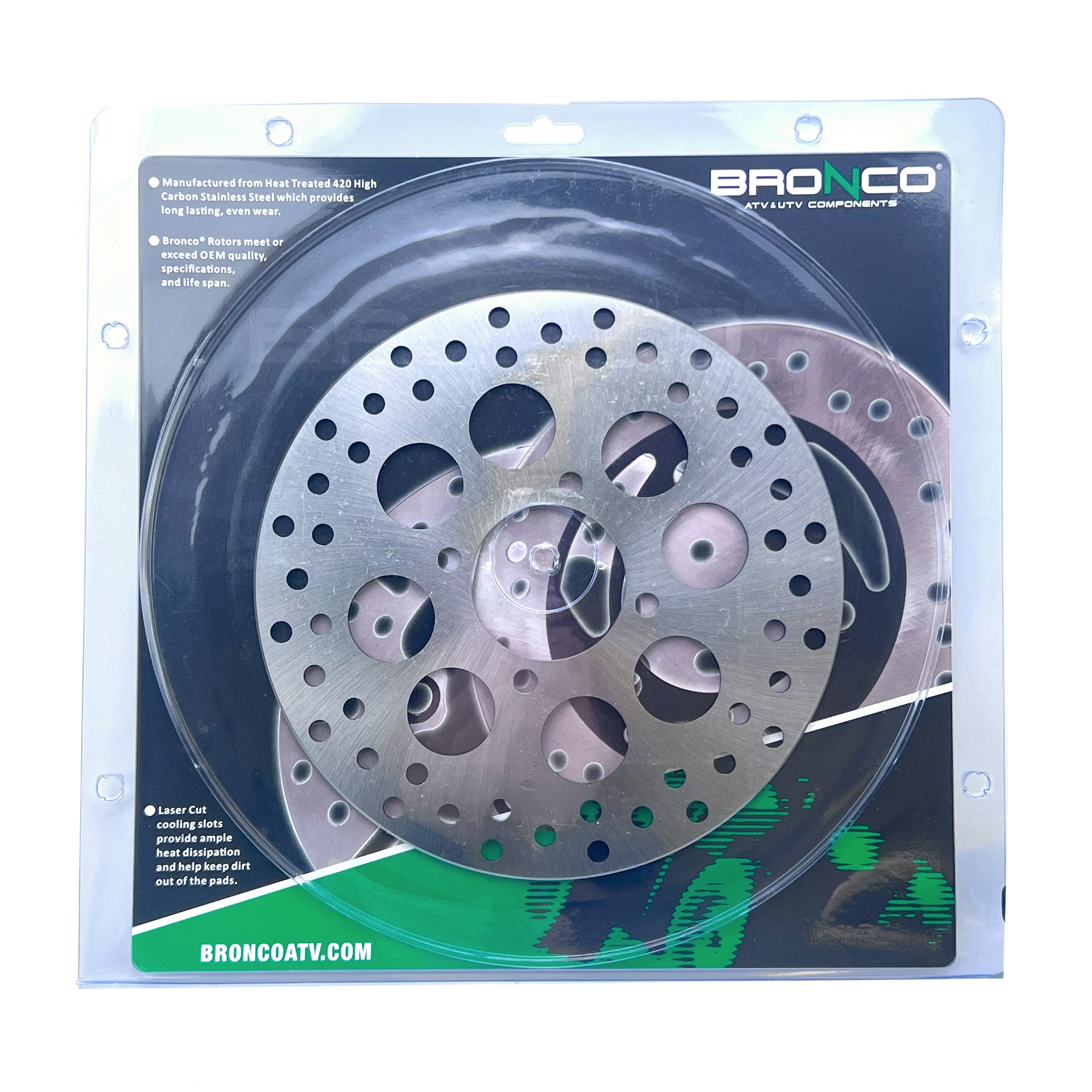Bronco Disc Brake Rear 90-09 YFZ350, Bronco at-05799, Md6237d 18-0017