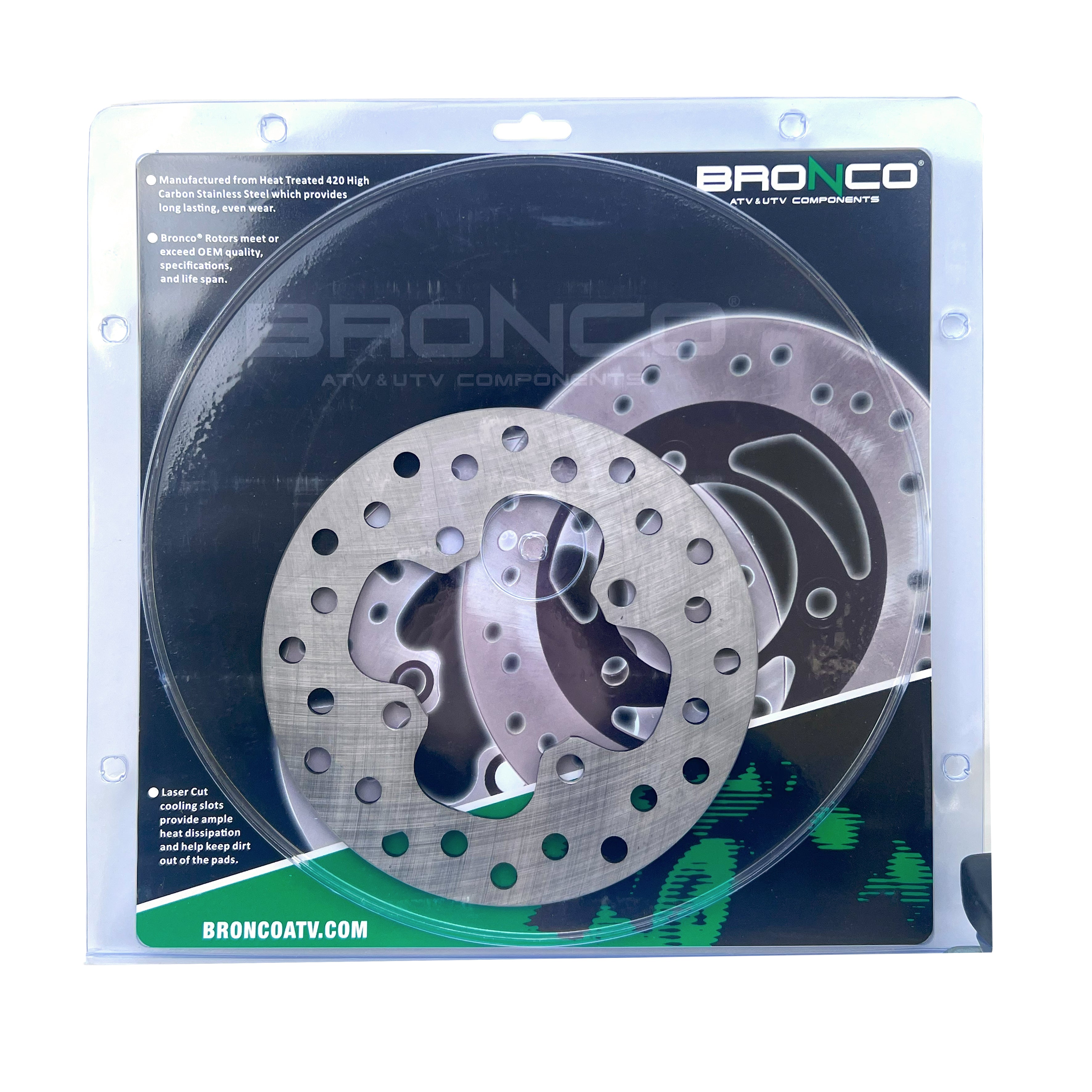 Bronco Disc Brake Front TRX500 12-15, Bronco at-05999 45251-hr4-620, 45251-hr4-a20, Manual Shift Models Only