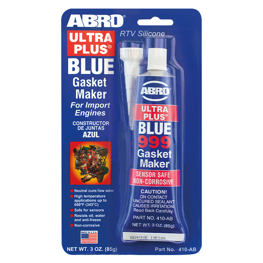 ABRO Ultra Plus 999 Rtv Silicone Gasket Maker - Blue