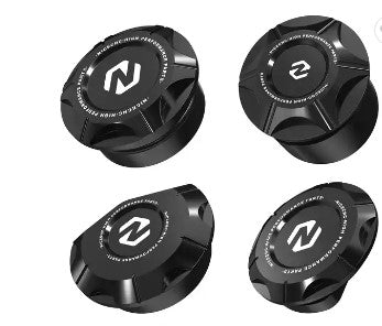 NICECNC Frame Hole Plugs Black Yamaha YZ250 2016-2023